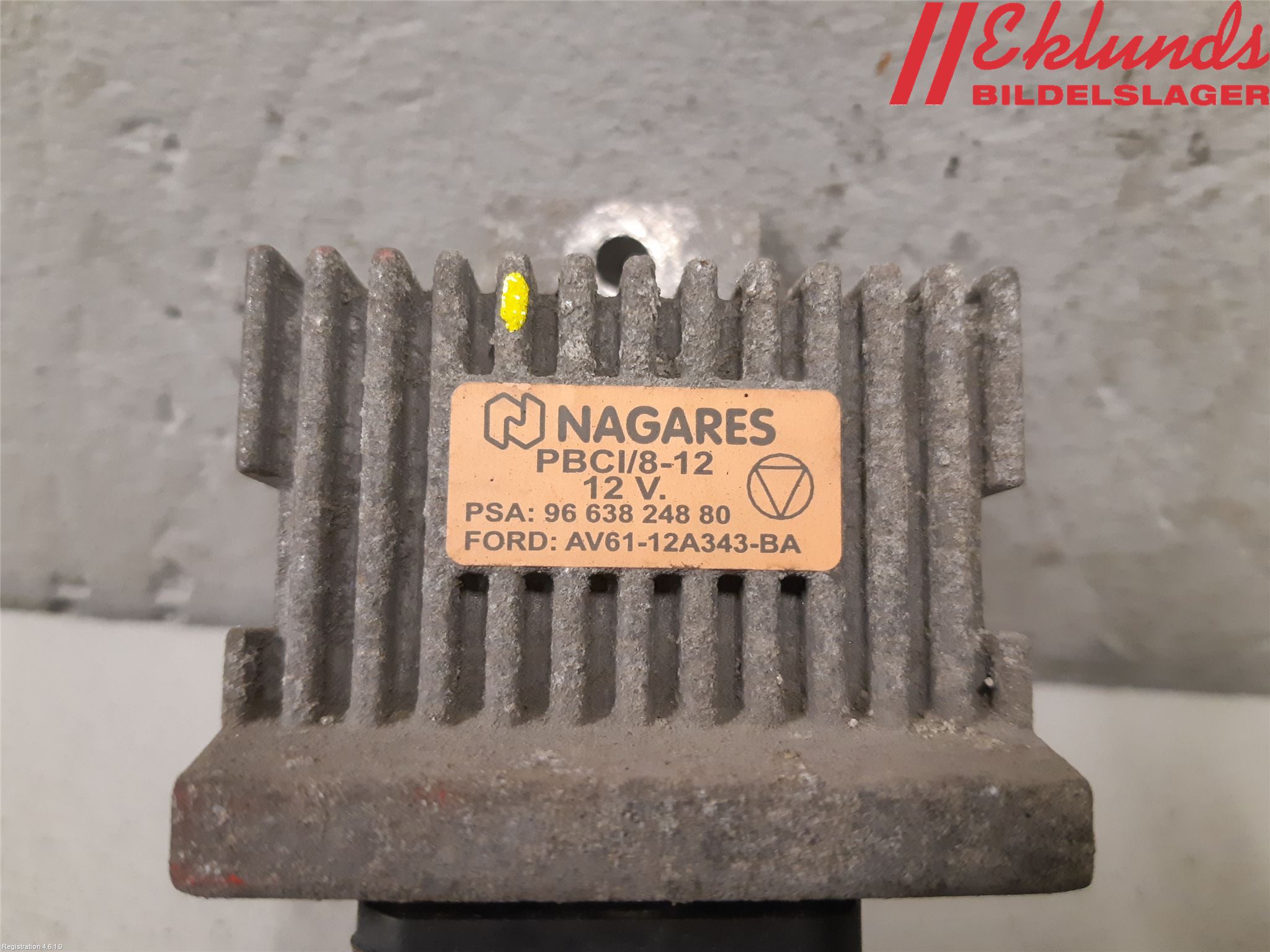 Peugeot PARTNER 08-15 Relä Glödning Diesel