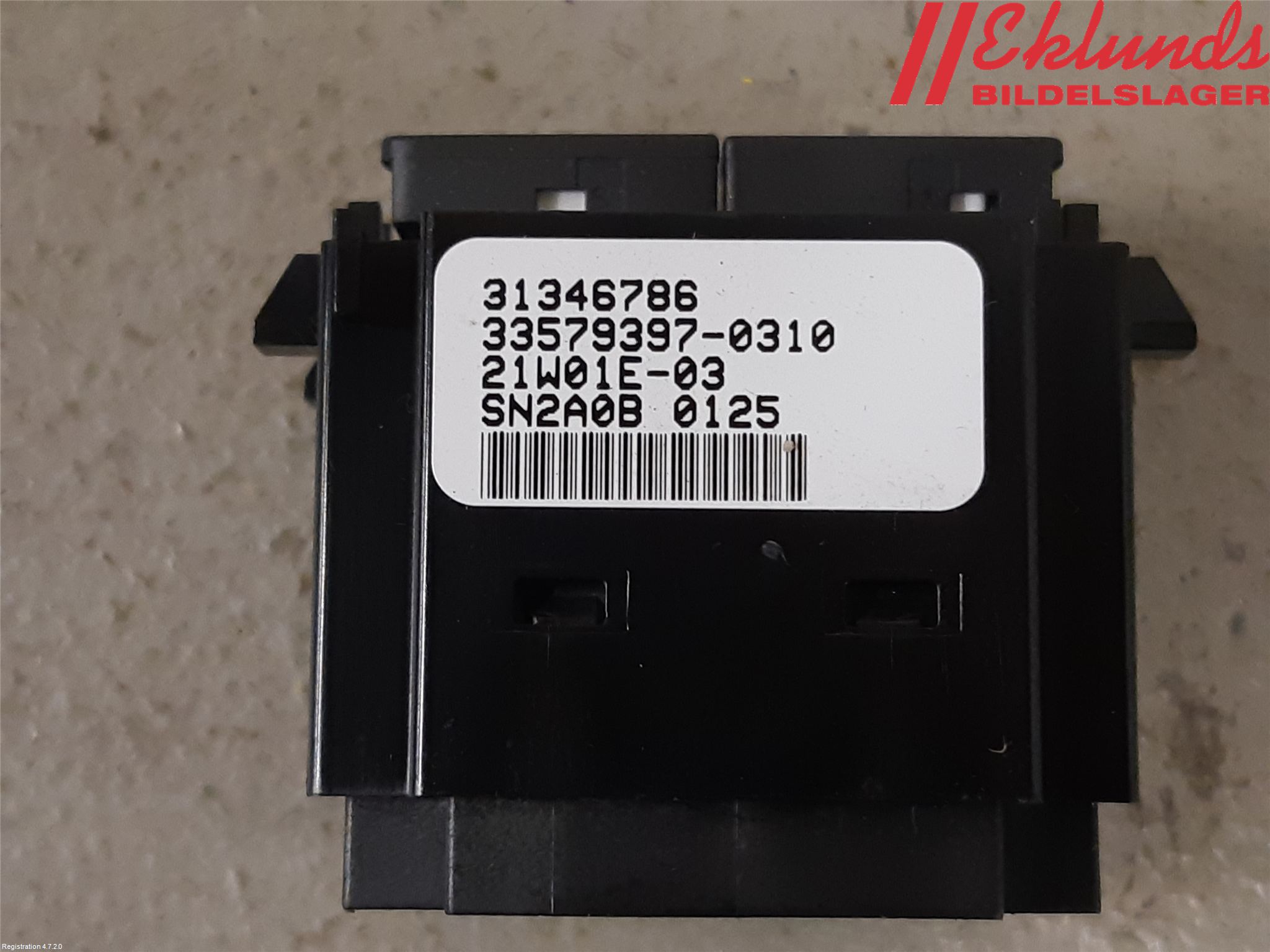 Volvo V90 17->> Strömställare Stolvärme