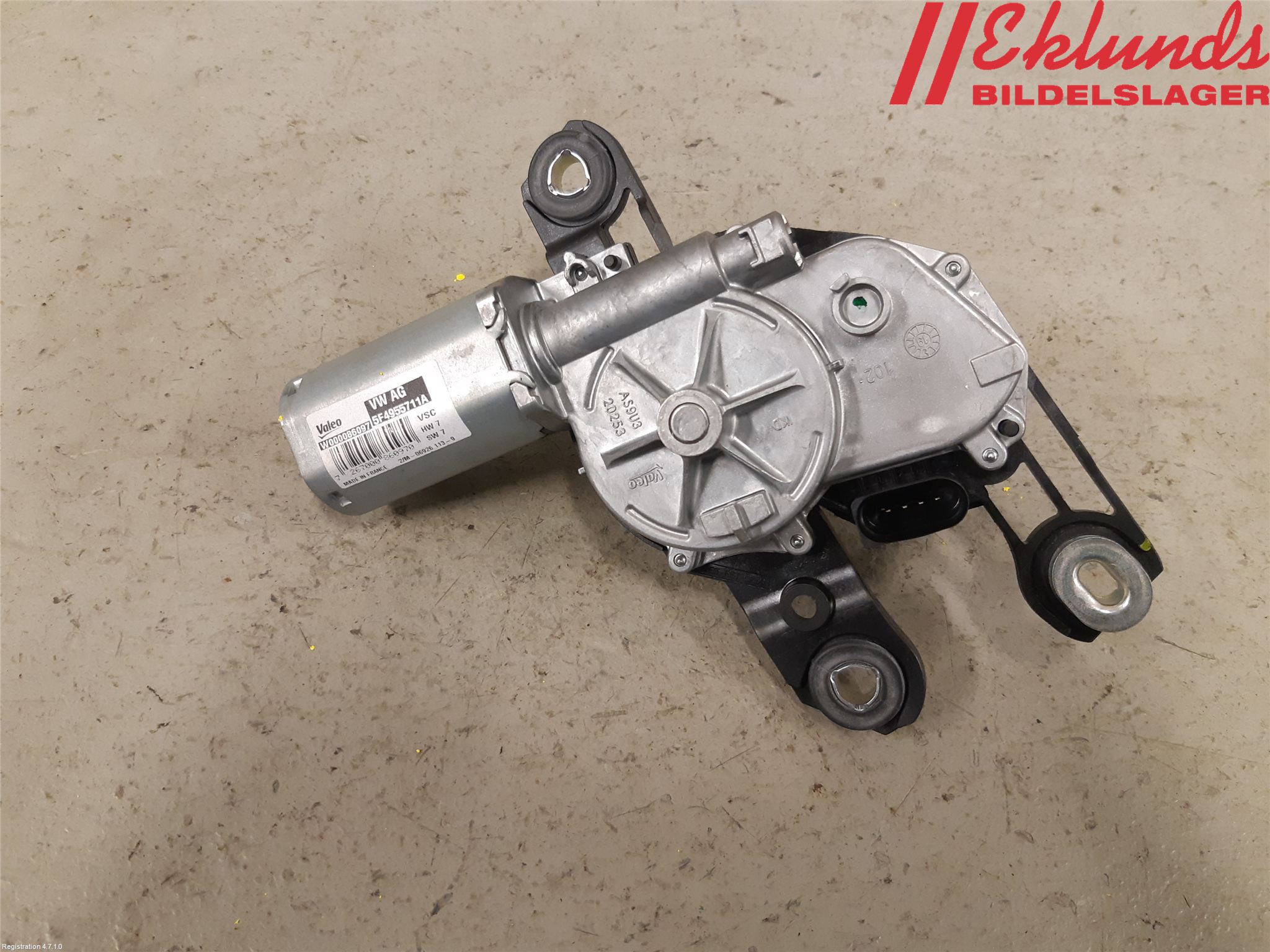 Skoda KODIAQ 17-24 Torkarmotor Baklucka