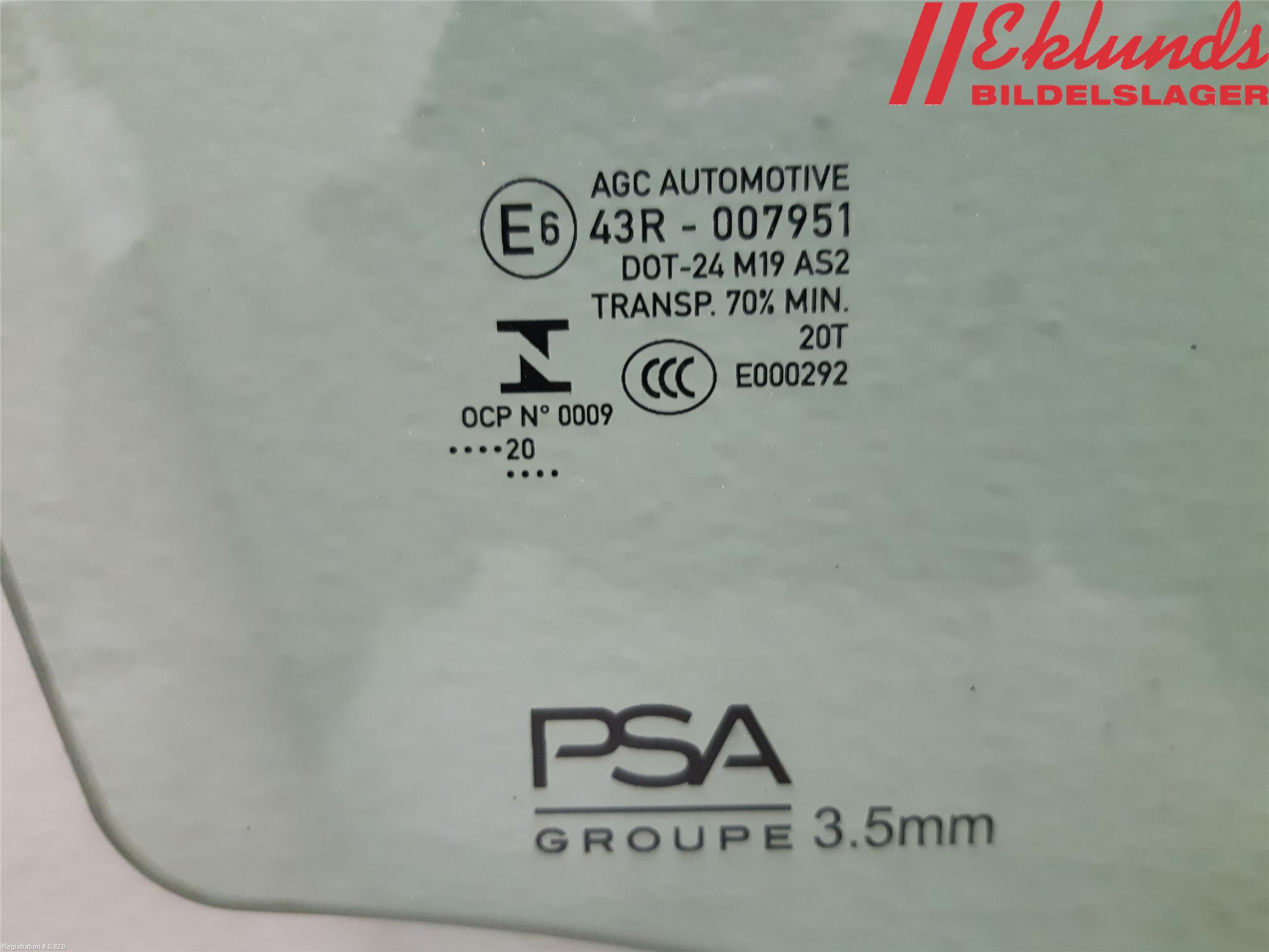 Peugeot 208/E-208 20- Dörruta Fram Höger