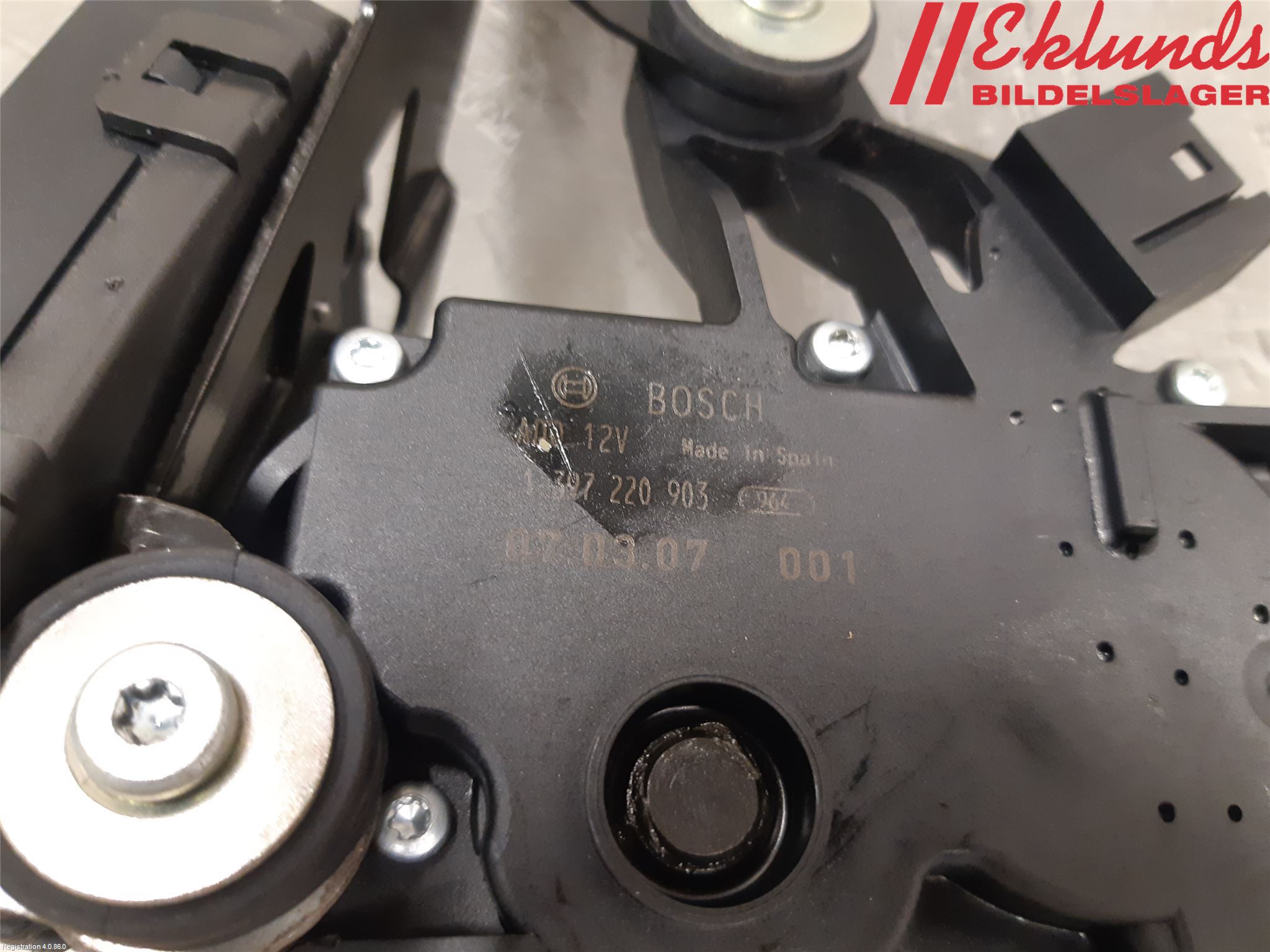 BMW 5 E60/61 Sed/Tou 02-10 Torkarmotor Baklucka