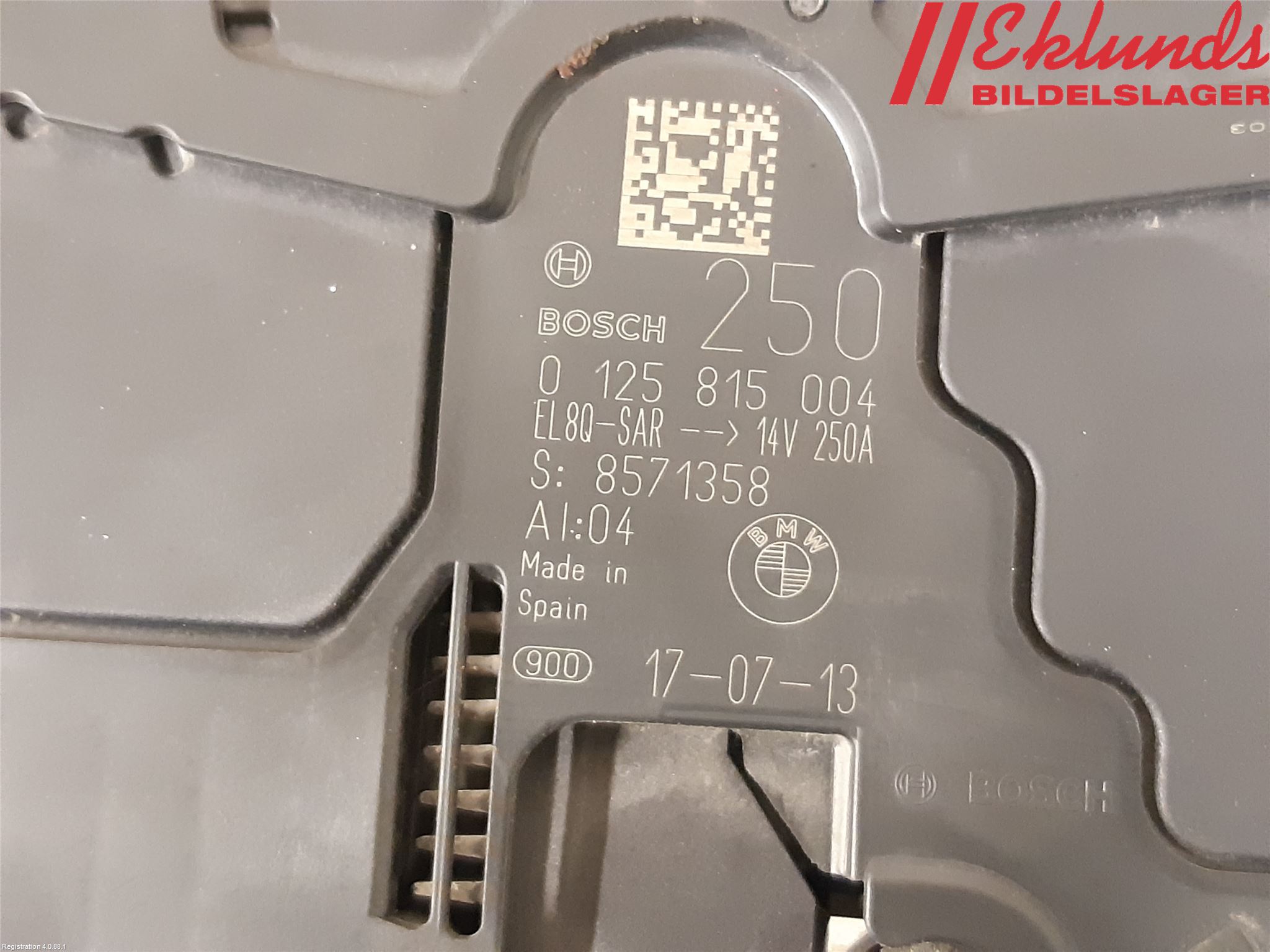 BMW 5 G30/G31/F90 17-23 Generator