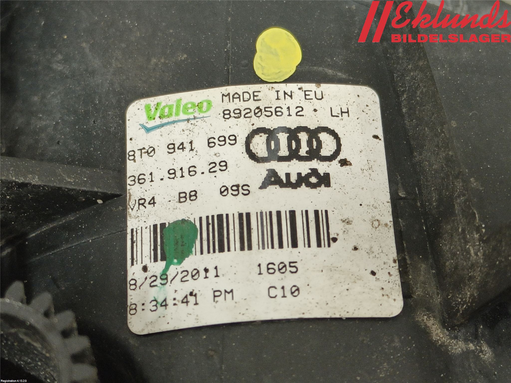 Audi A4/S4 08-11 Dimljus-Varselljus Fram