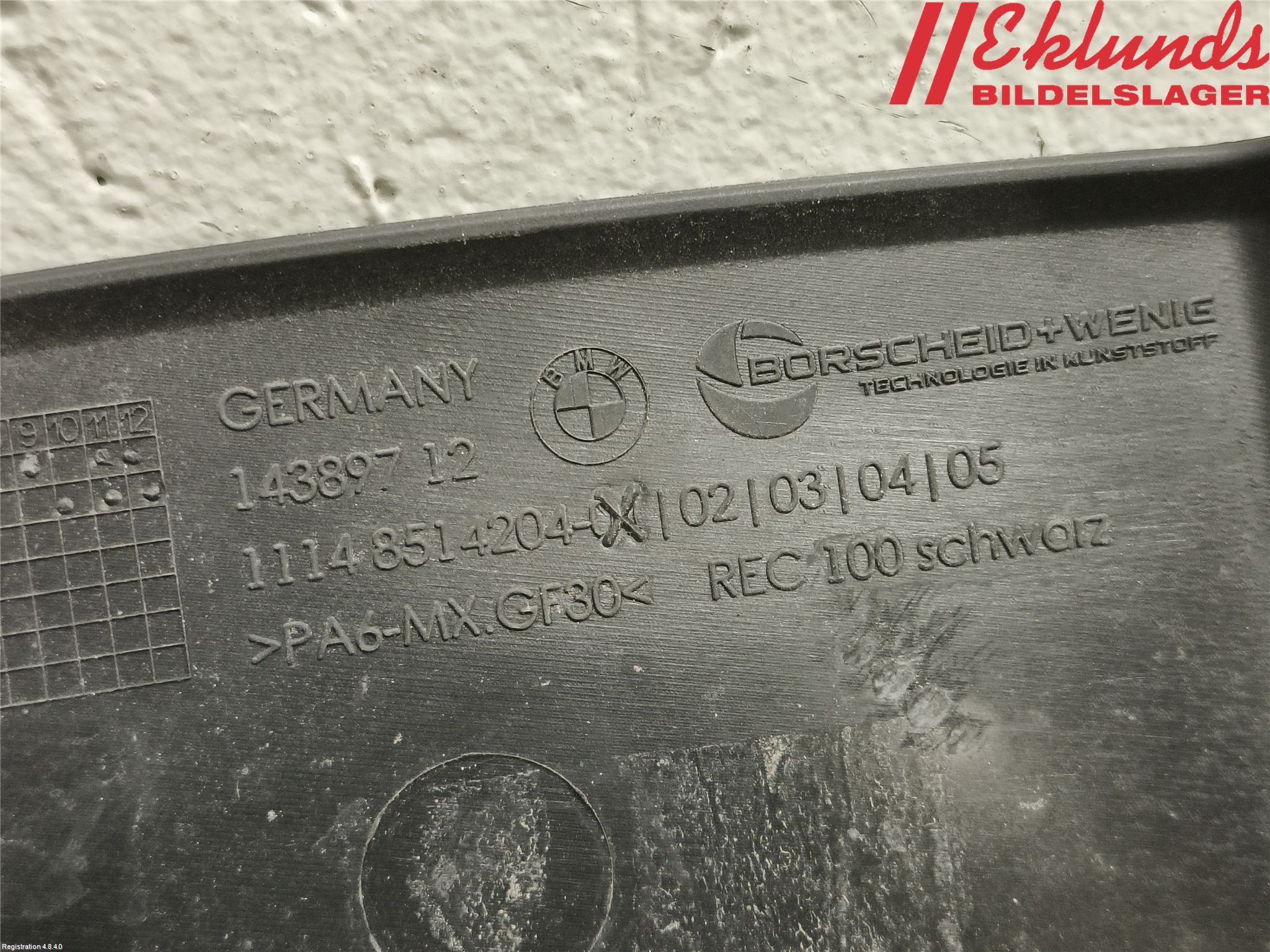 BMW X3 G01 18- Motorkåpa