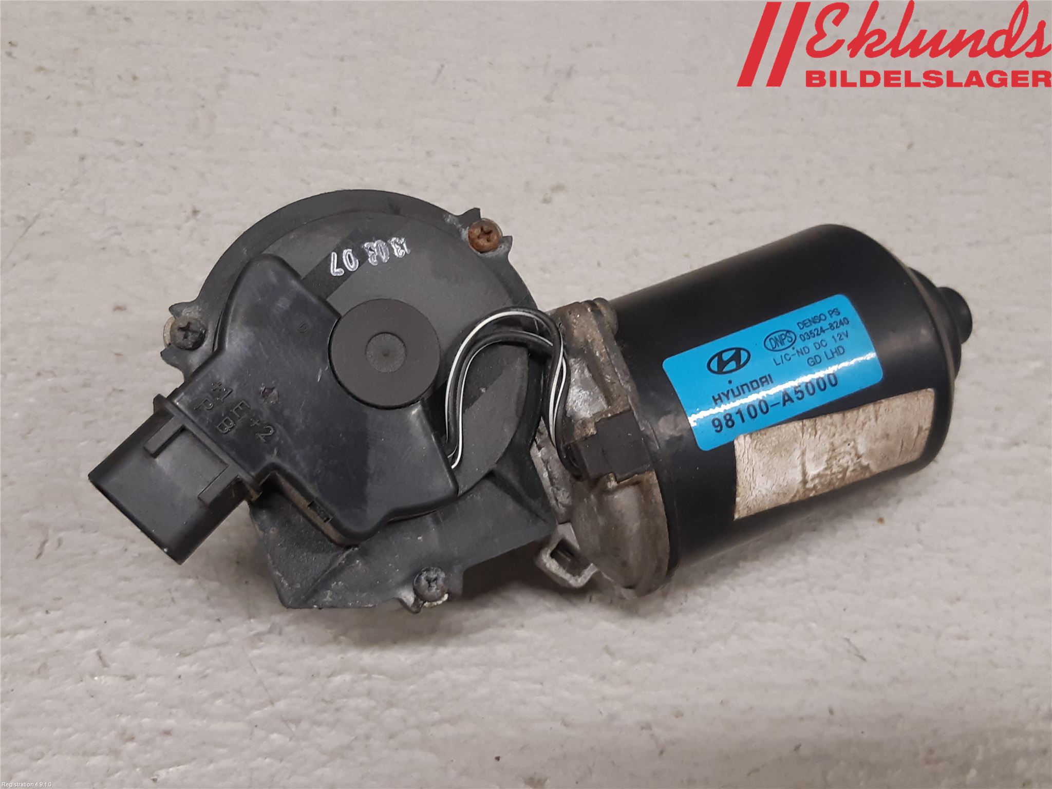 Hyundai i30 GD 13-17 Torkarmotor Vindruta