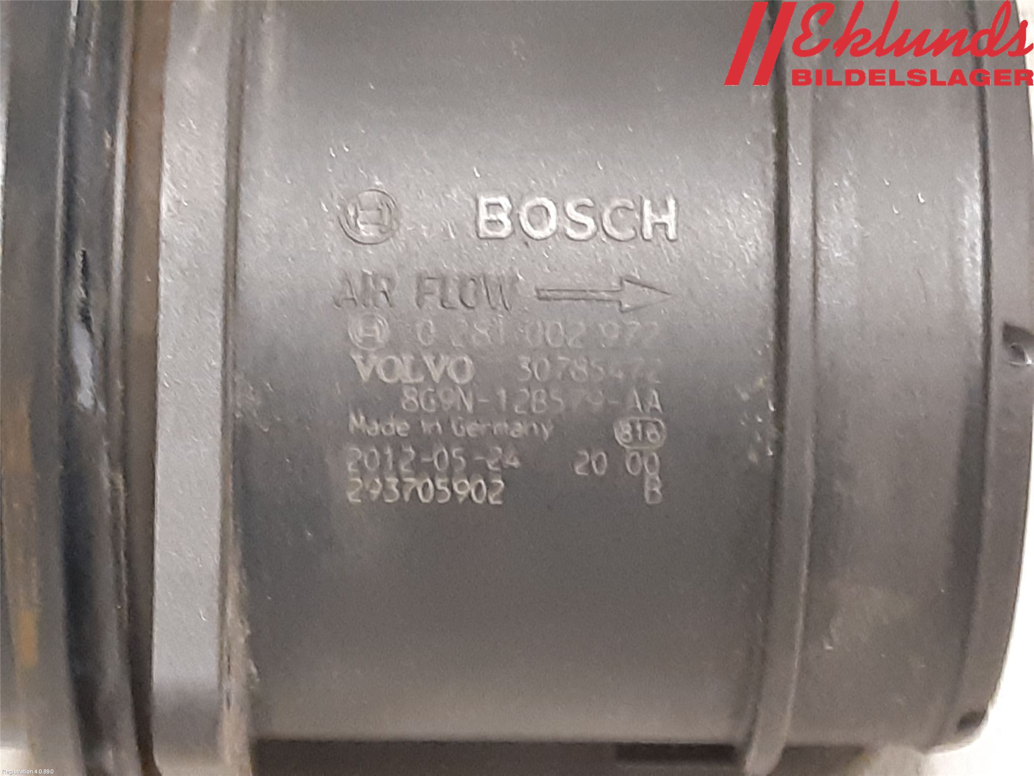 Volvo V60 11-13 Injluftmassamätare