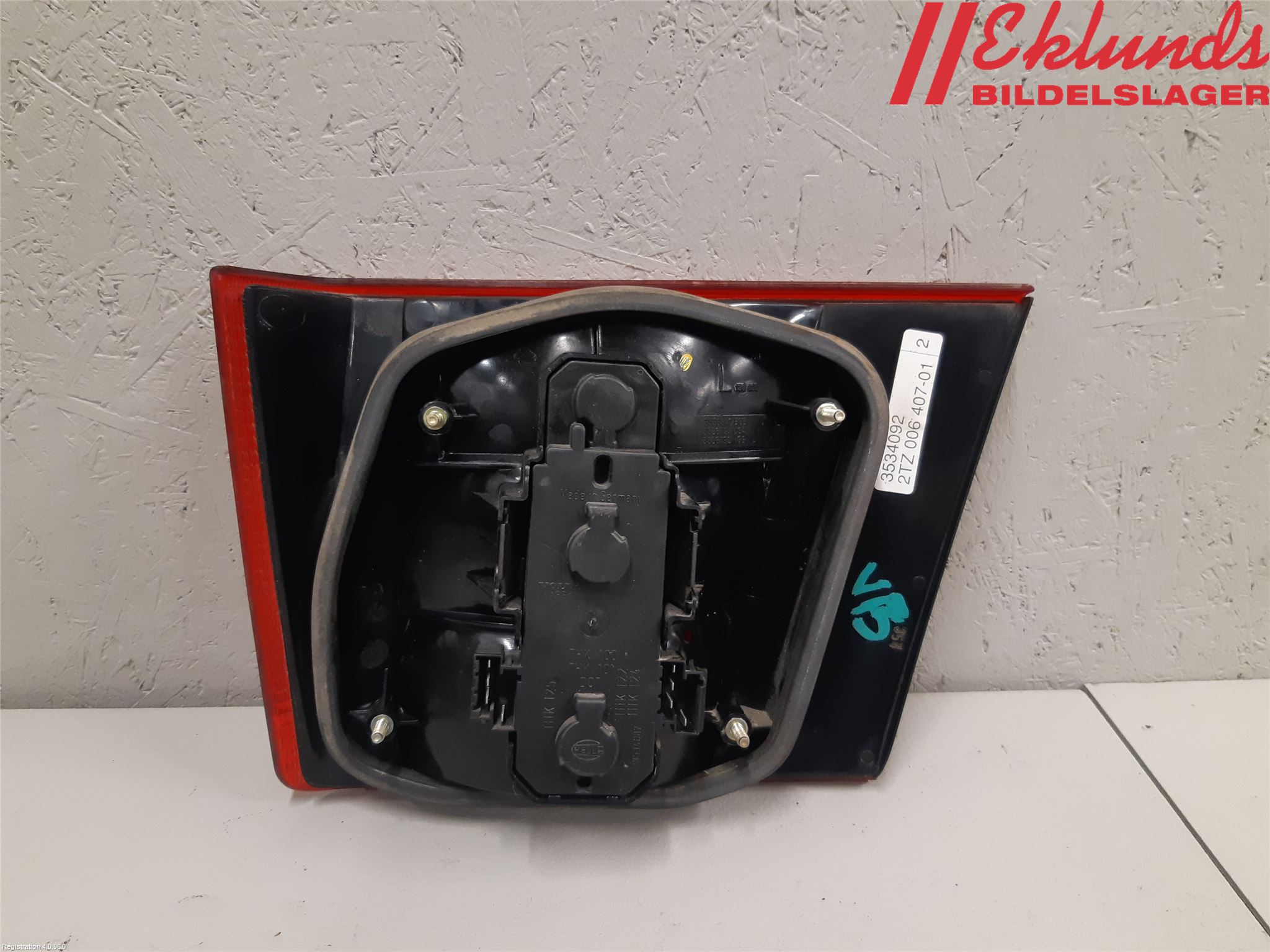 Volvo 940 91-98 Bakljus Lucka Vä