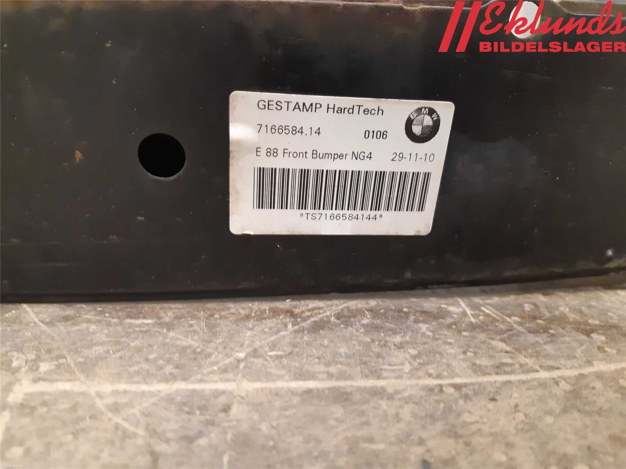 BMW 1 E87/81 5D/3D 03-11 Stötfångarbalk Fram