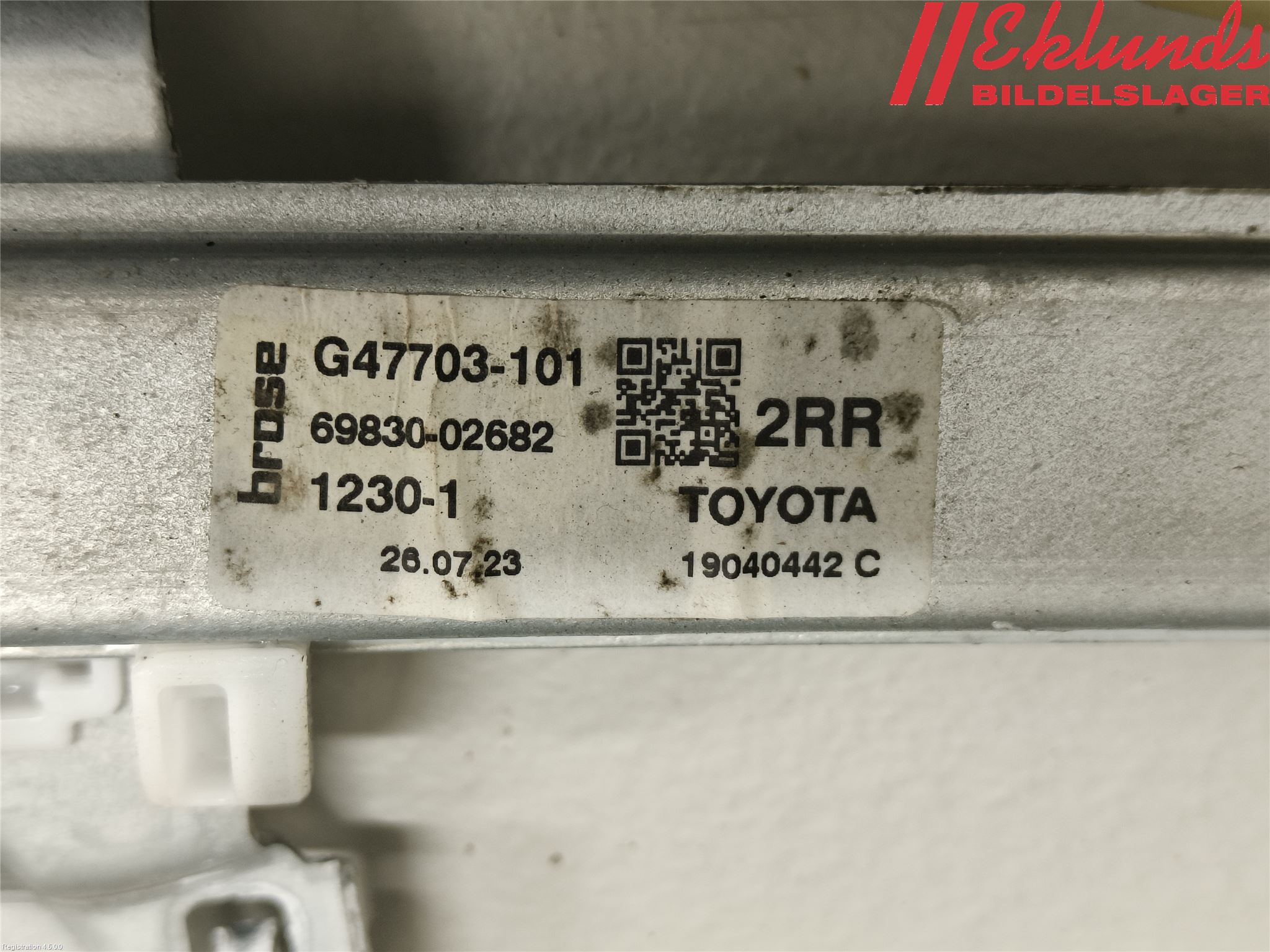 Toyota COROLLA 19- Fönsterhiss El Kompl