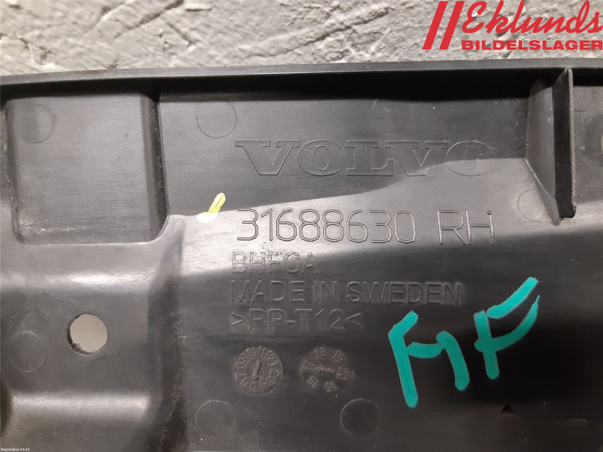 Volvo V90 CROSS COUNTRY 17->> Torpedplåt-Torpedplast