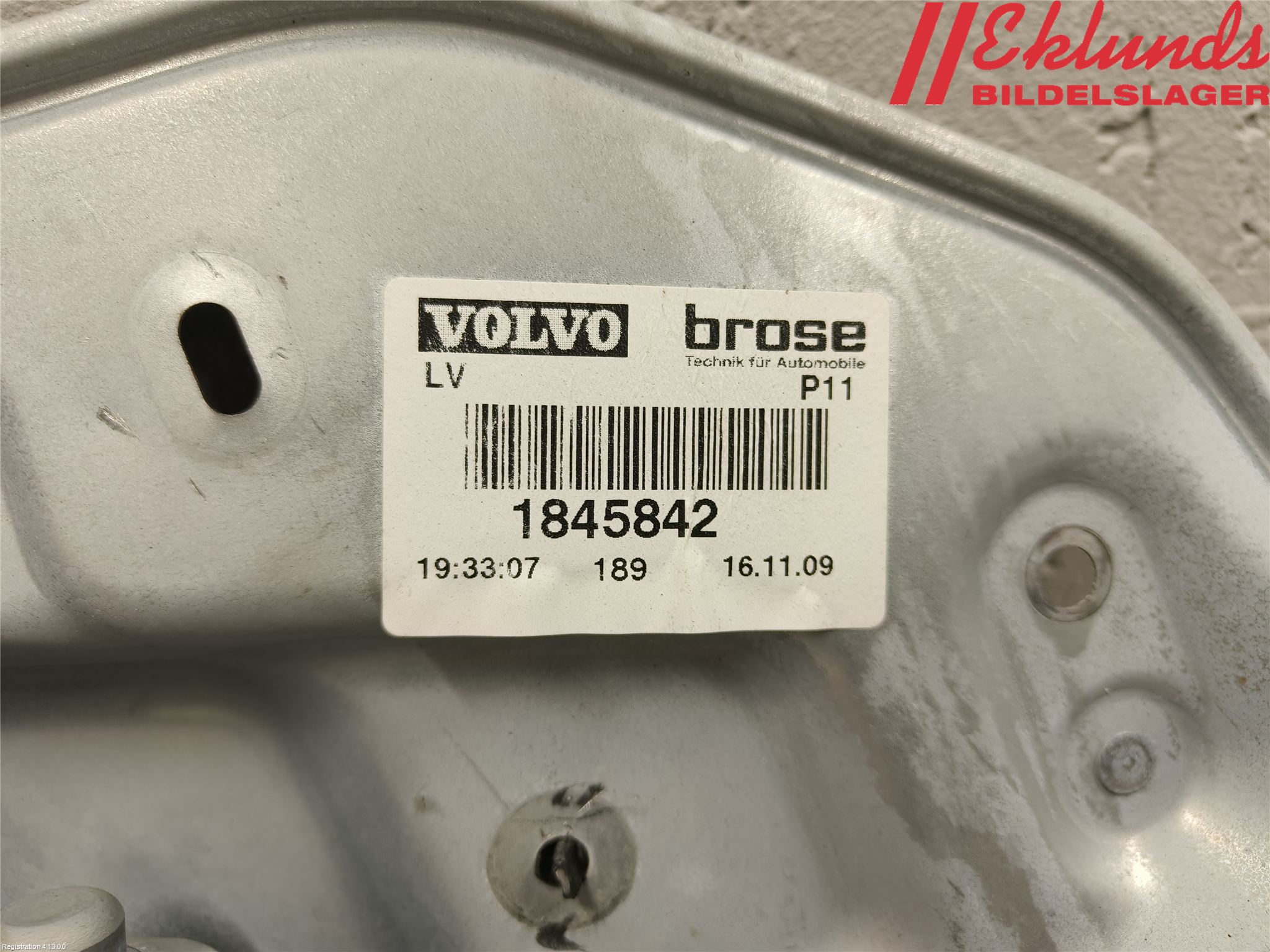 Volvo S40 08-12 Fönsterhiss El Kompl