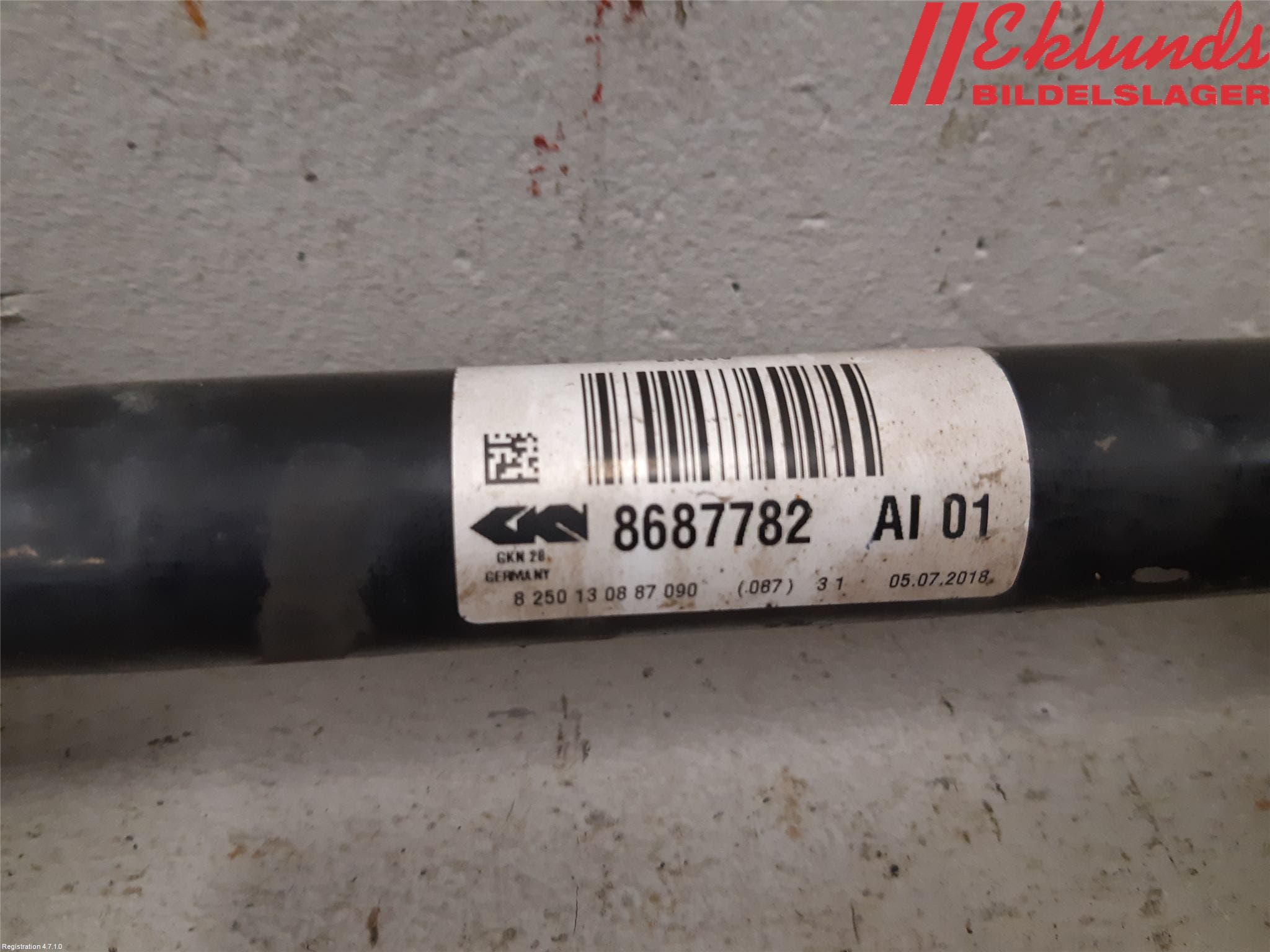 BMW X3 G01 18- Drivaxel Fram Höger