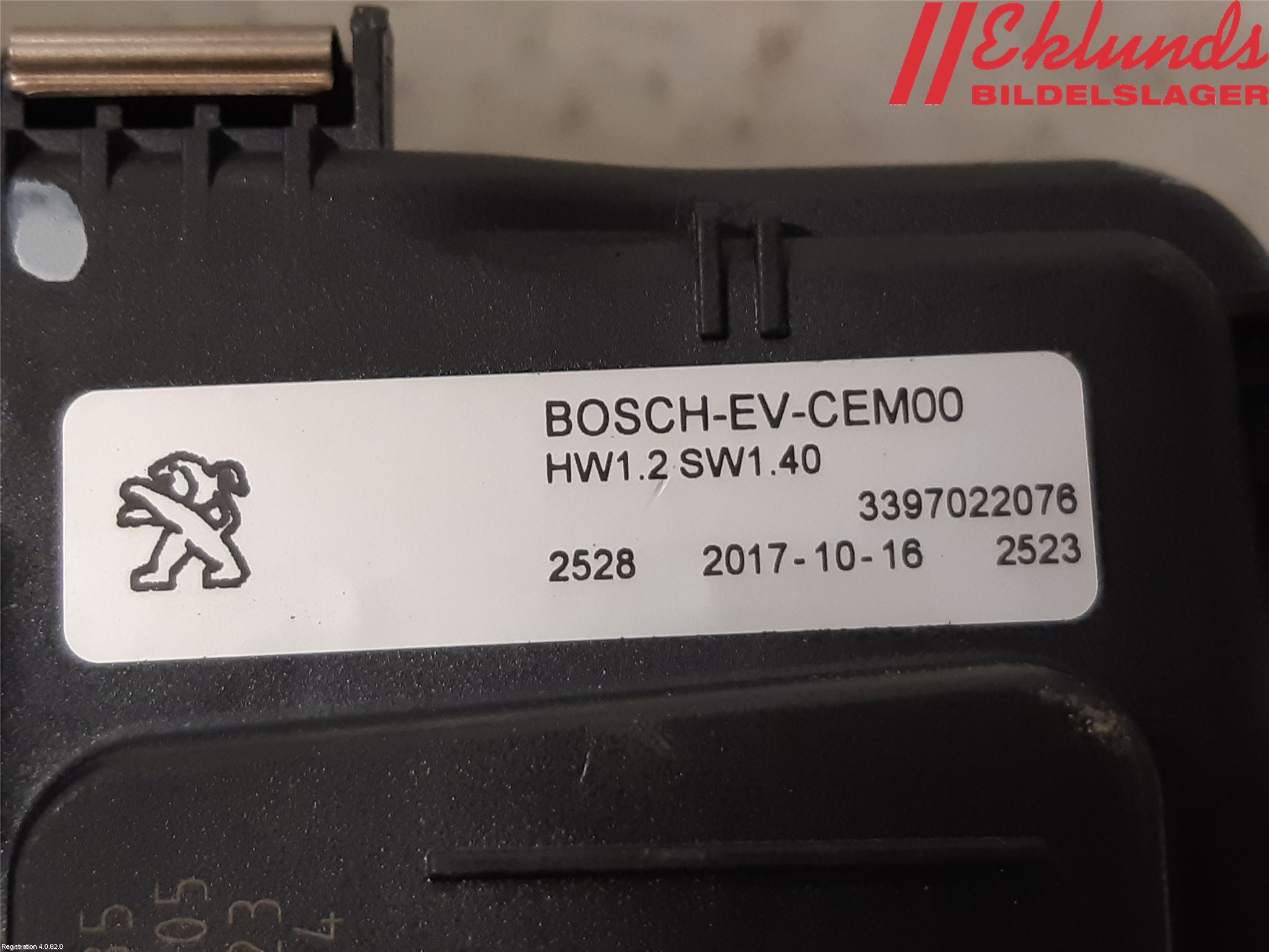 Peugeot 3008 17-24 Torkarmotor Vindruta