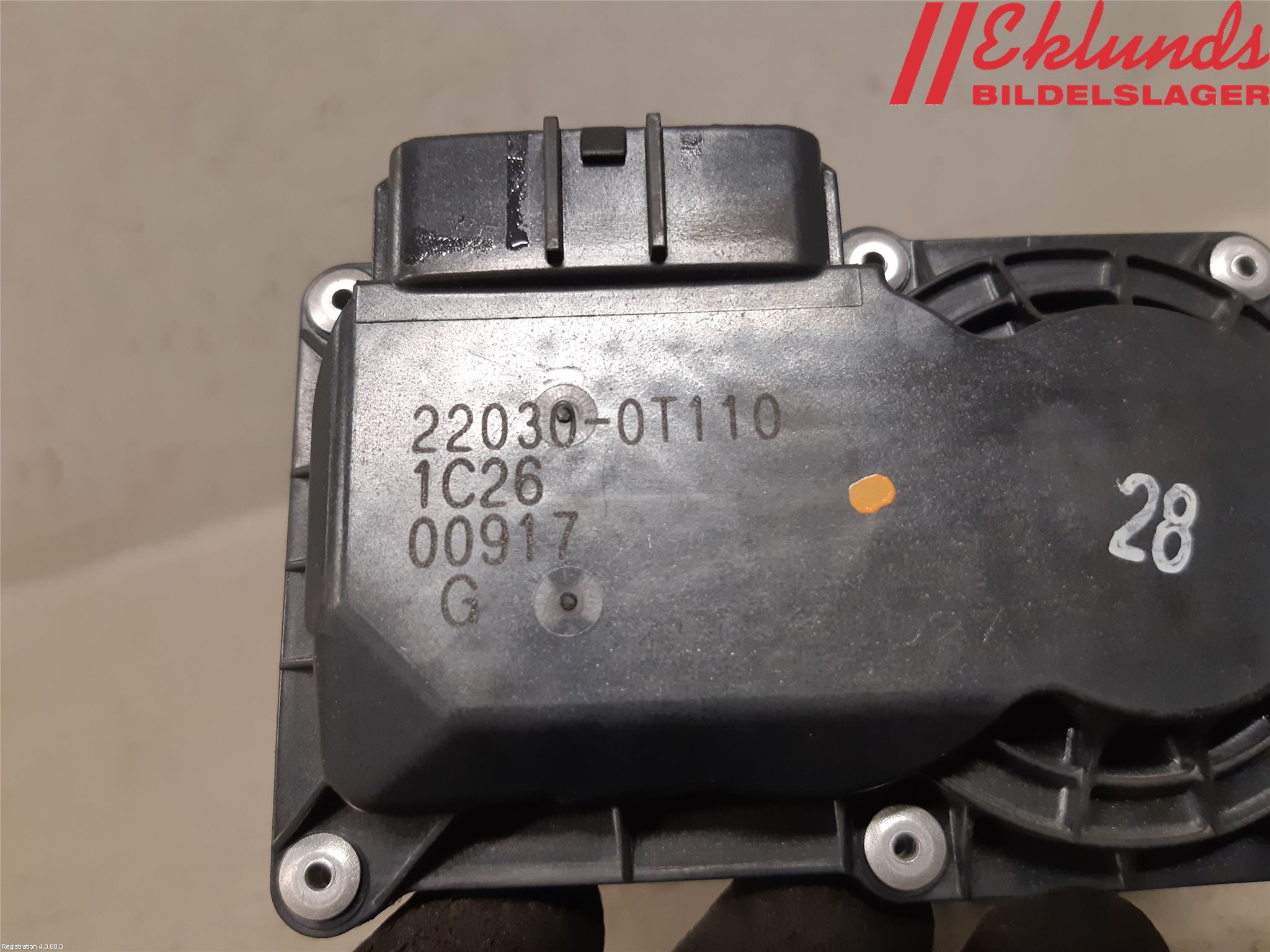 Toyota COROLLA 19- Injspjällhus