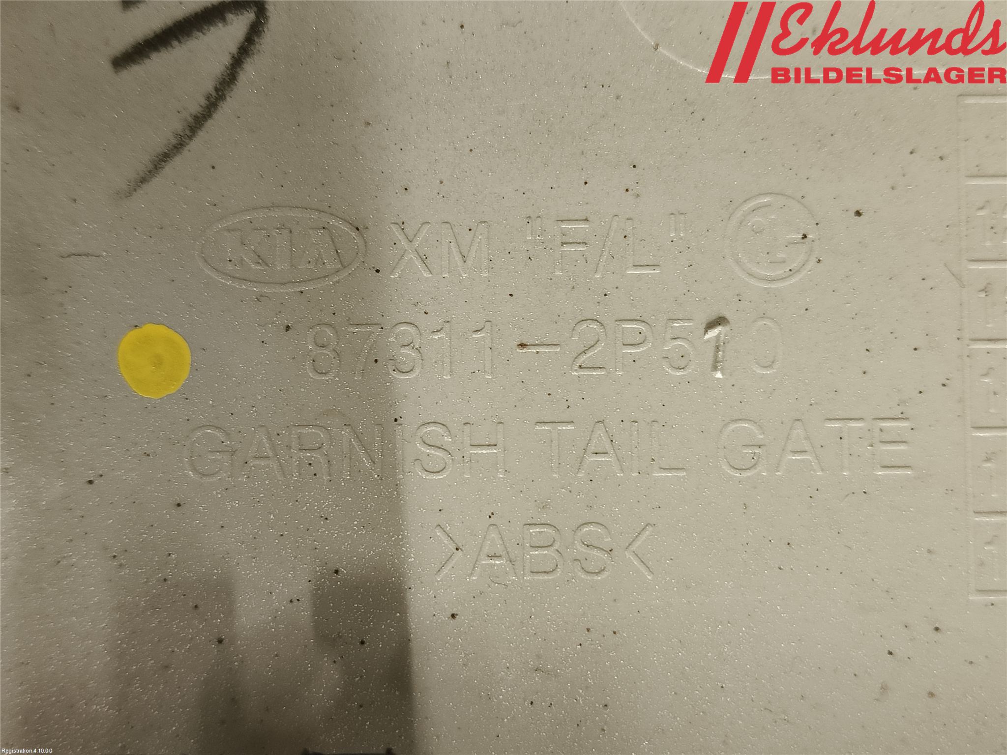 Kia SORENTO 10-14 List Bak-Baklucka