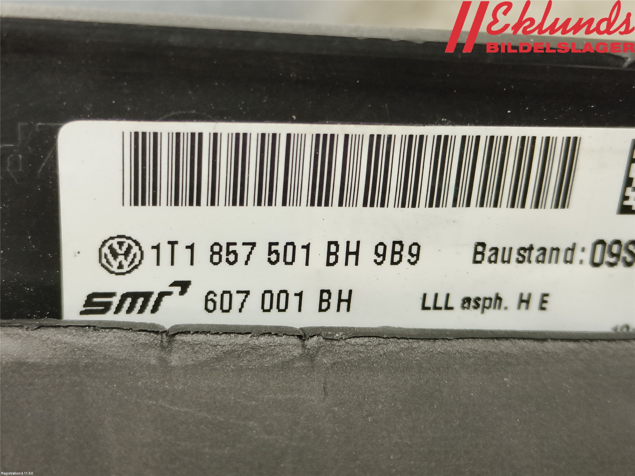 Volkswagen VW TOURAN 10-15 Spegel Yttre El Vä