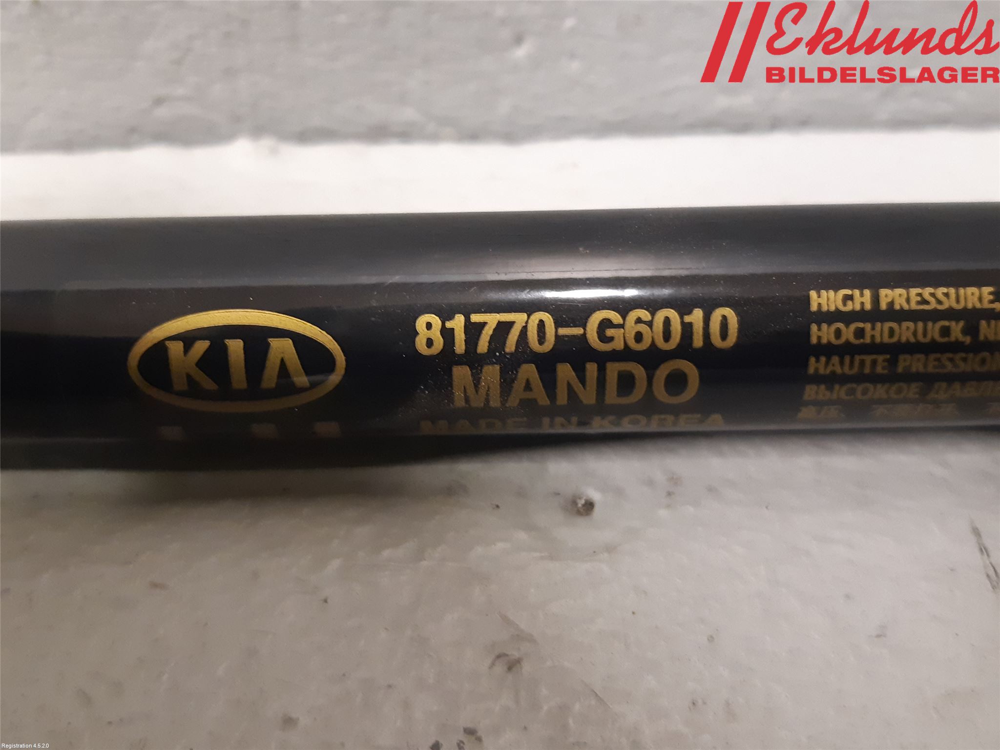 Kia PICANTO 17- Gasfjäder Baklucka