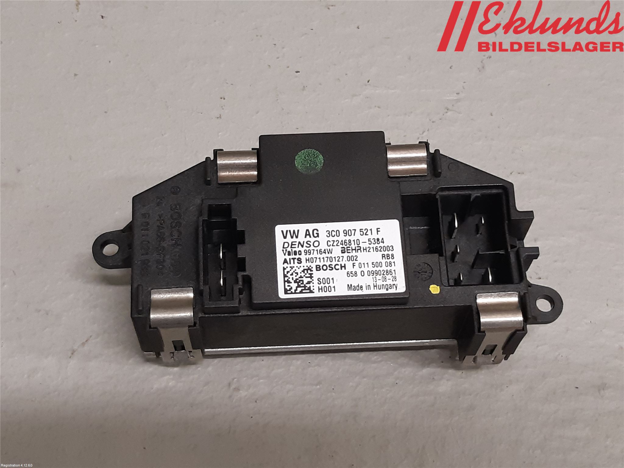 Skoda YETI Värmefläktsmotstånd