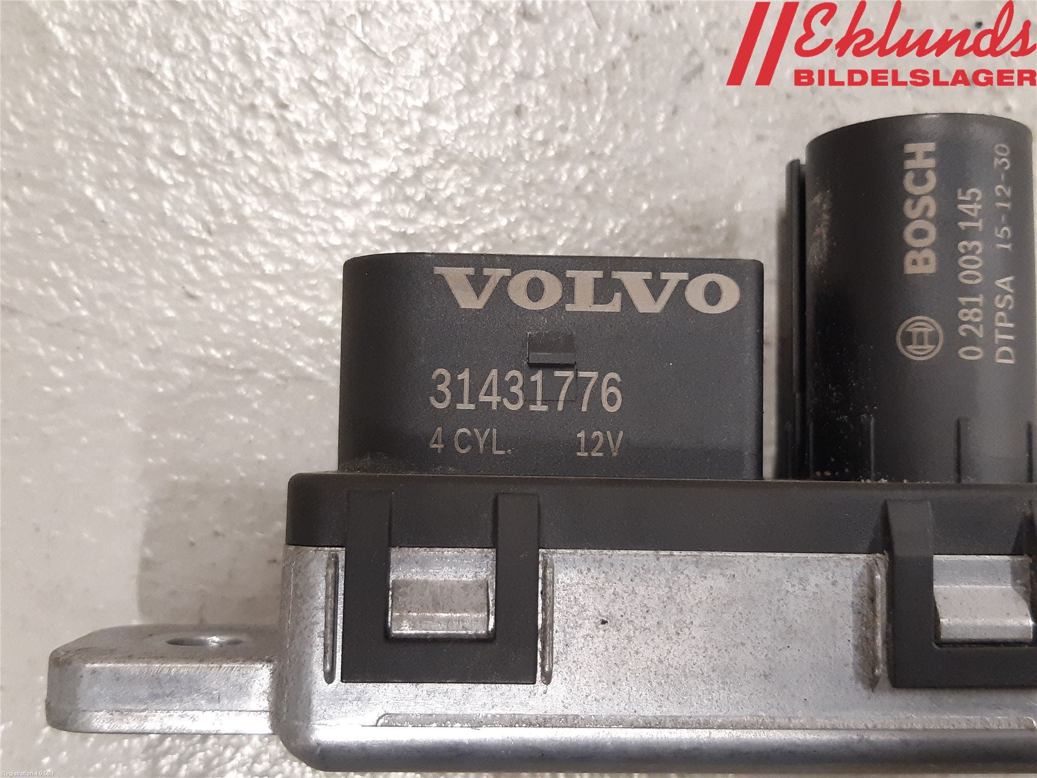Volvo V40 12-19 Relä Glödning Diesel