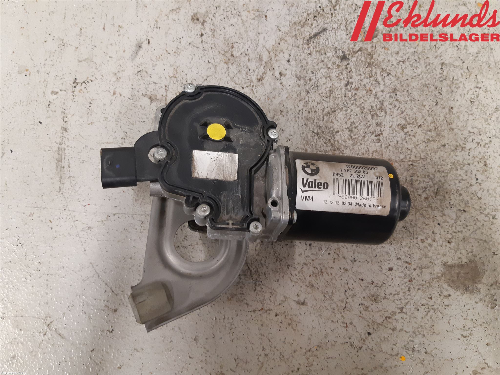 BMW 4 F32/F33/F82/F83 13-20 Torkarmotor Vindruta