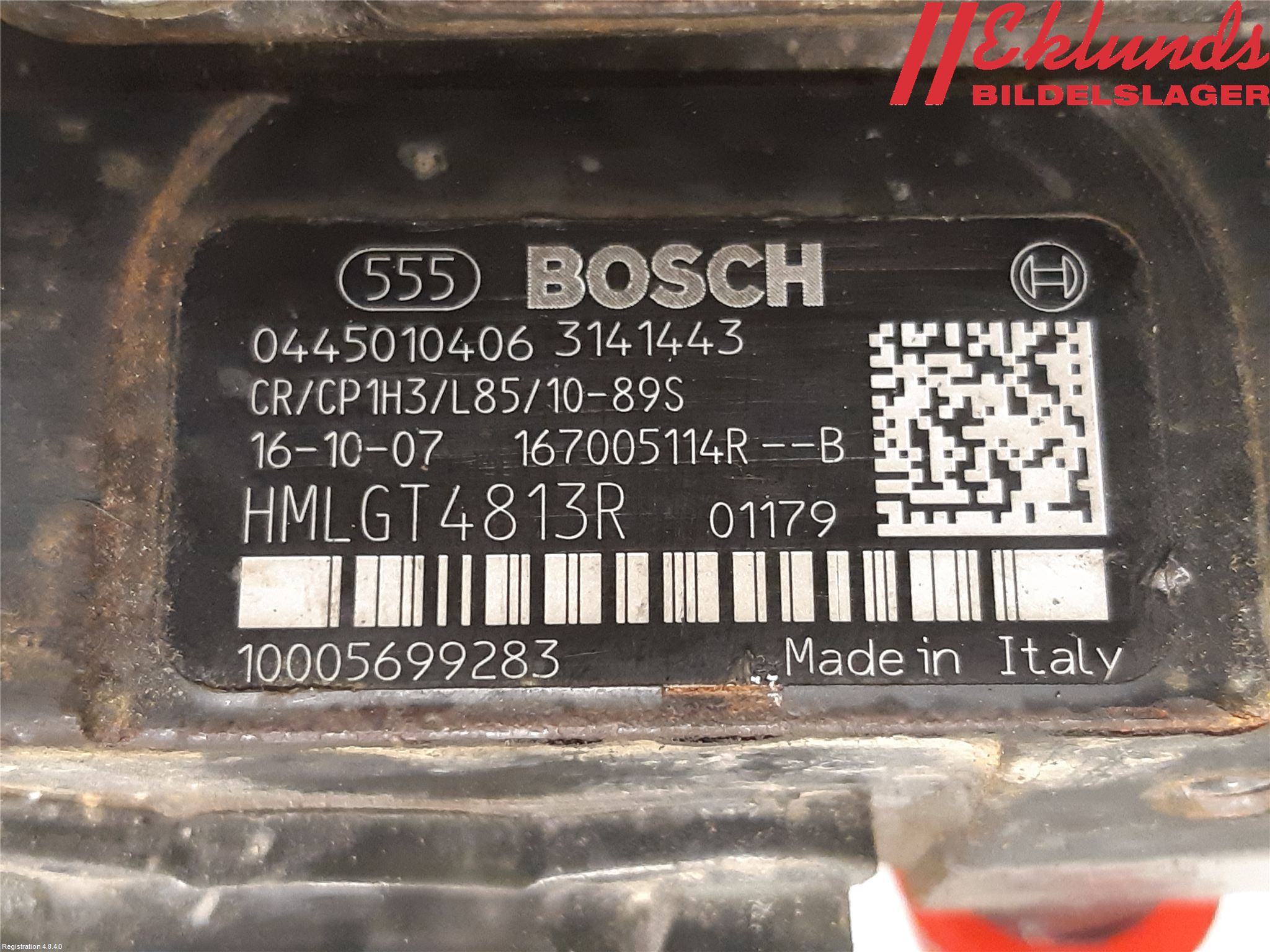 Fiat TALENTO 16- Bränsle Insppump Diesel