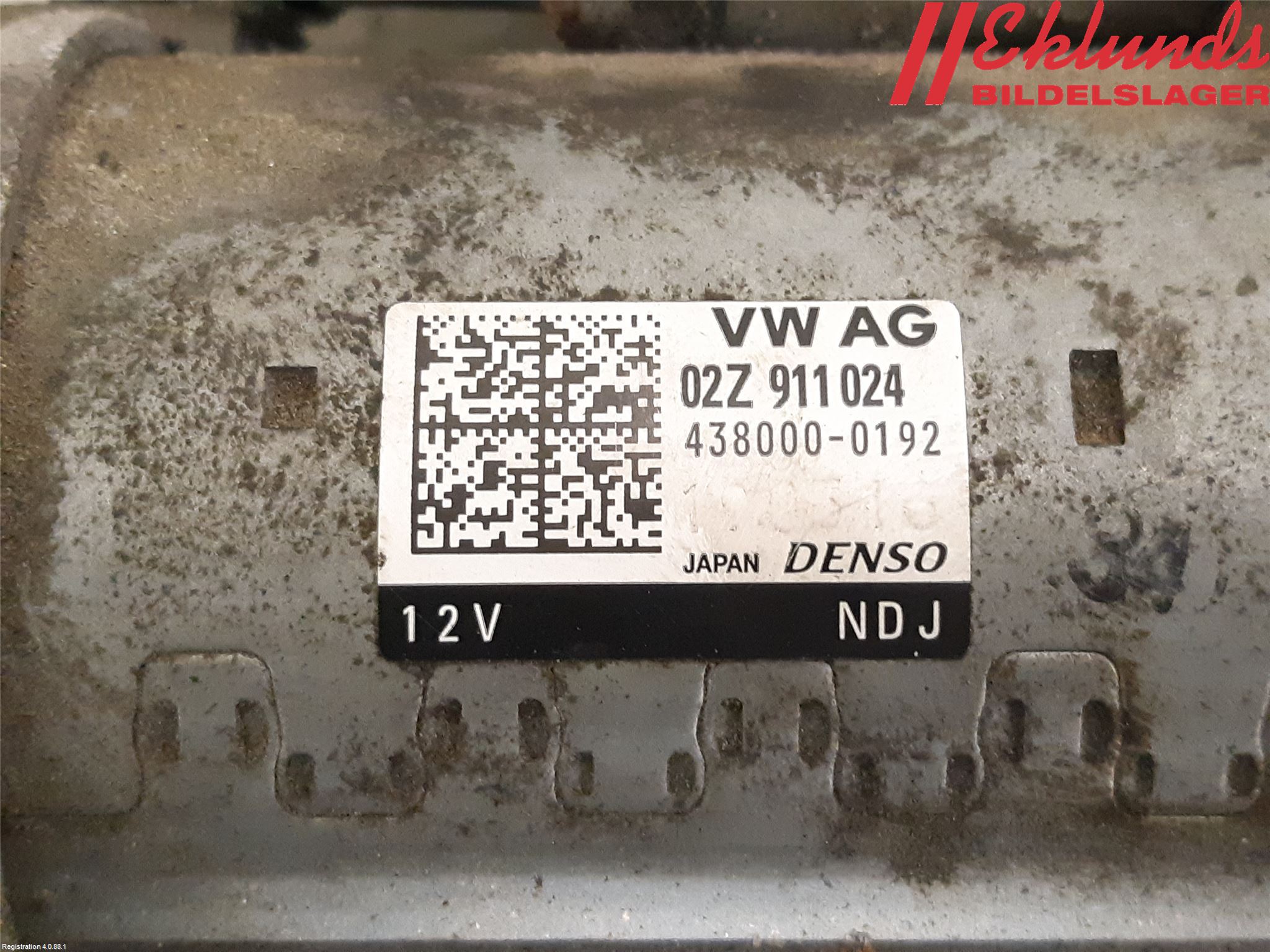 Seat ATECA 16->> Startmotor