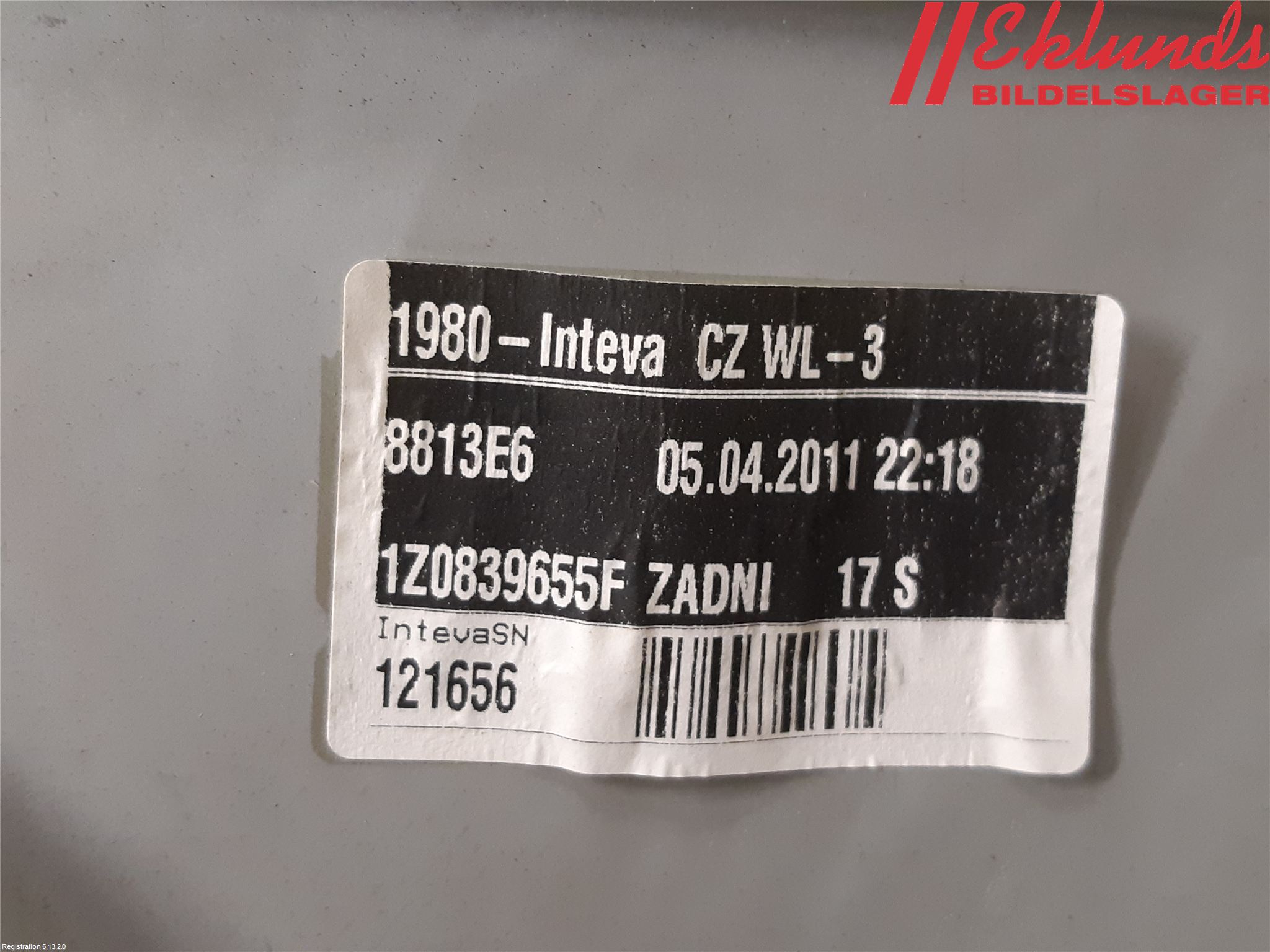 Skoda OCTAVIA (1Z) 05-13 Fönsterhiss El Kompl