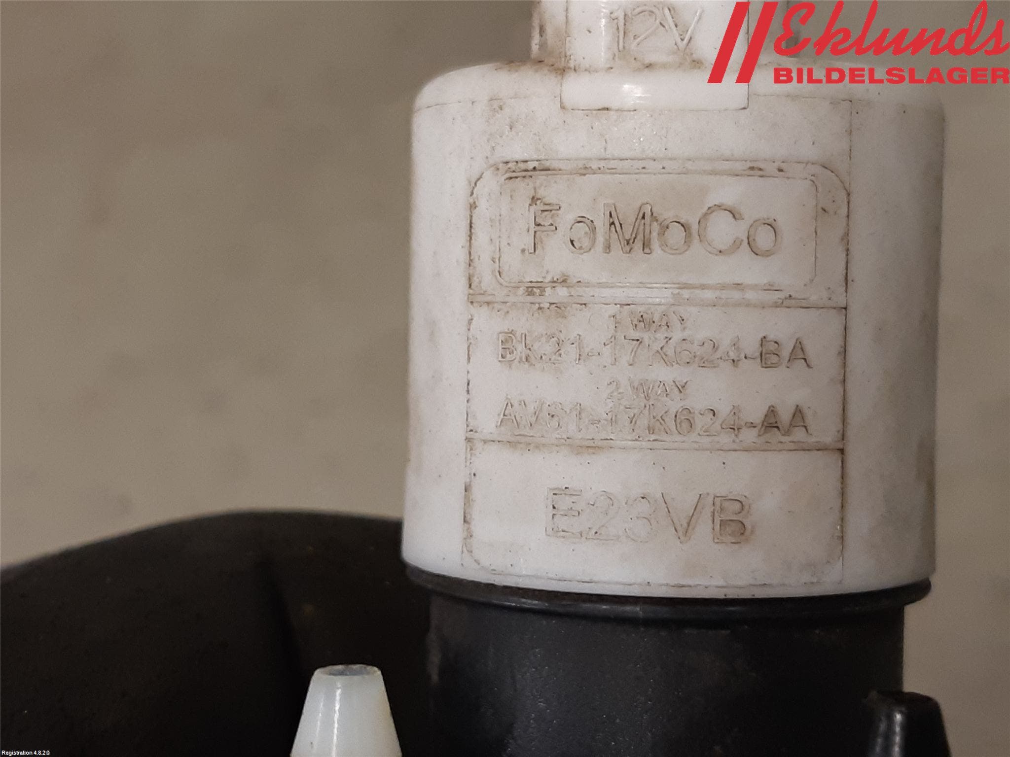 Volvo V60 11-13 Spolarpump Vindruta