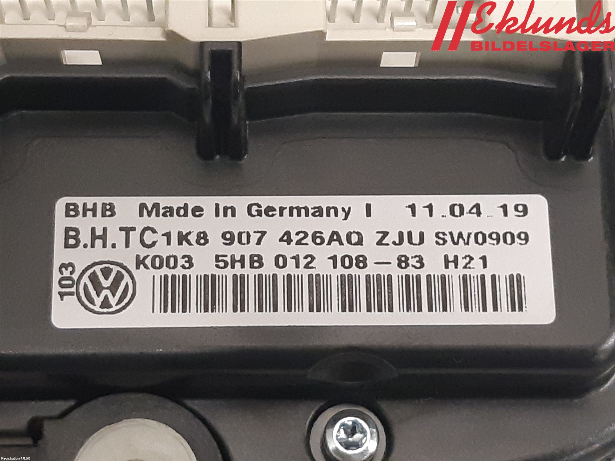 Volkswagen VW CADDY 16-20 Ac Styrenhet Ac Manöveren