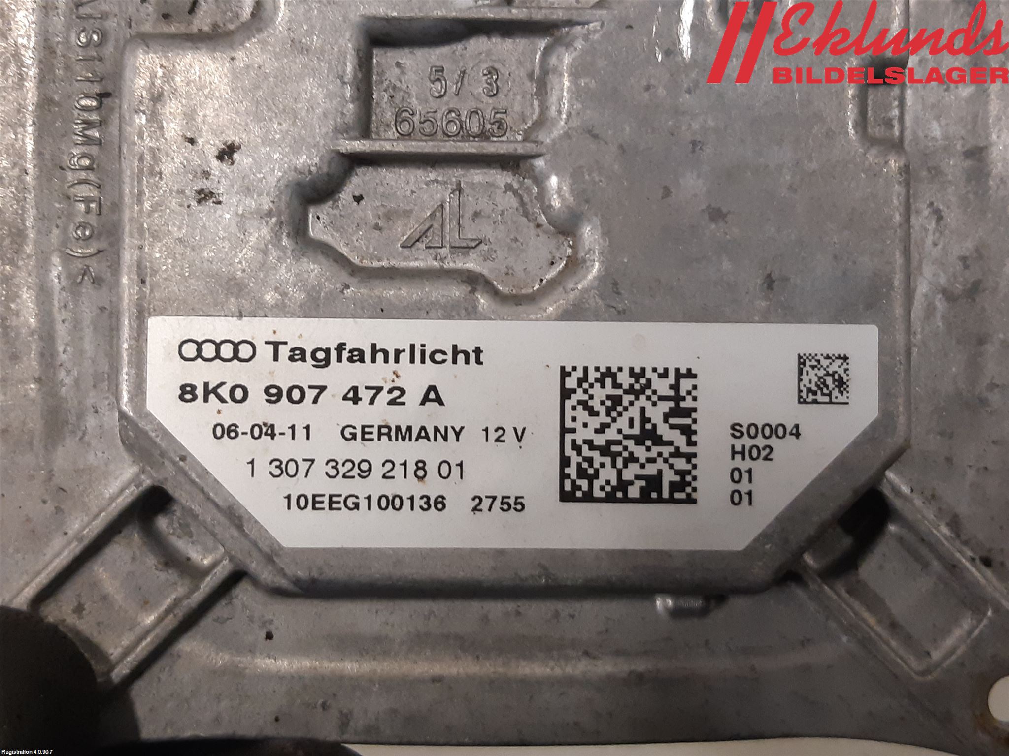 Audi A4/S4 08-11 Styrenhet Strålkastare