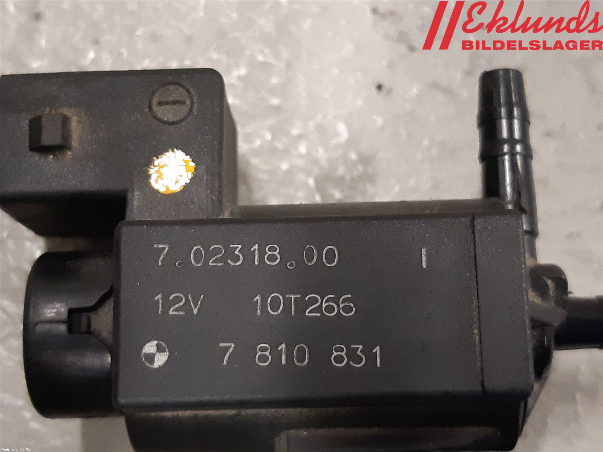 BMW 3 E90/91 SED/TOU 05-12 Vakuumventil