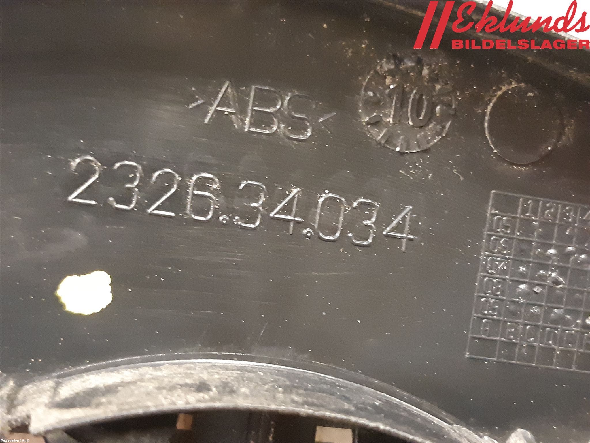 Peugeot 207 Spegelglas Hö