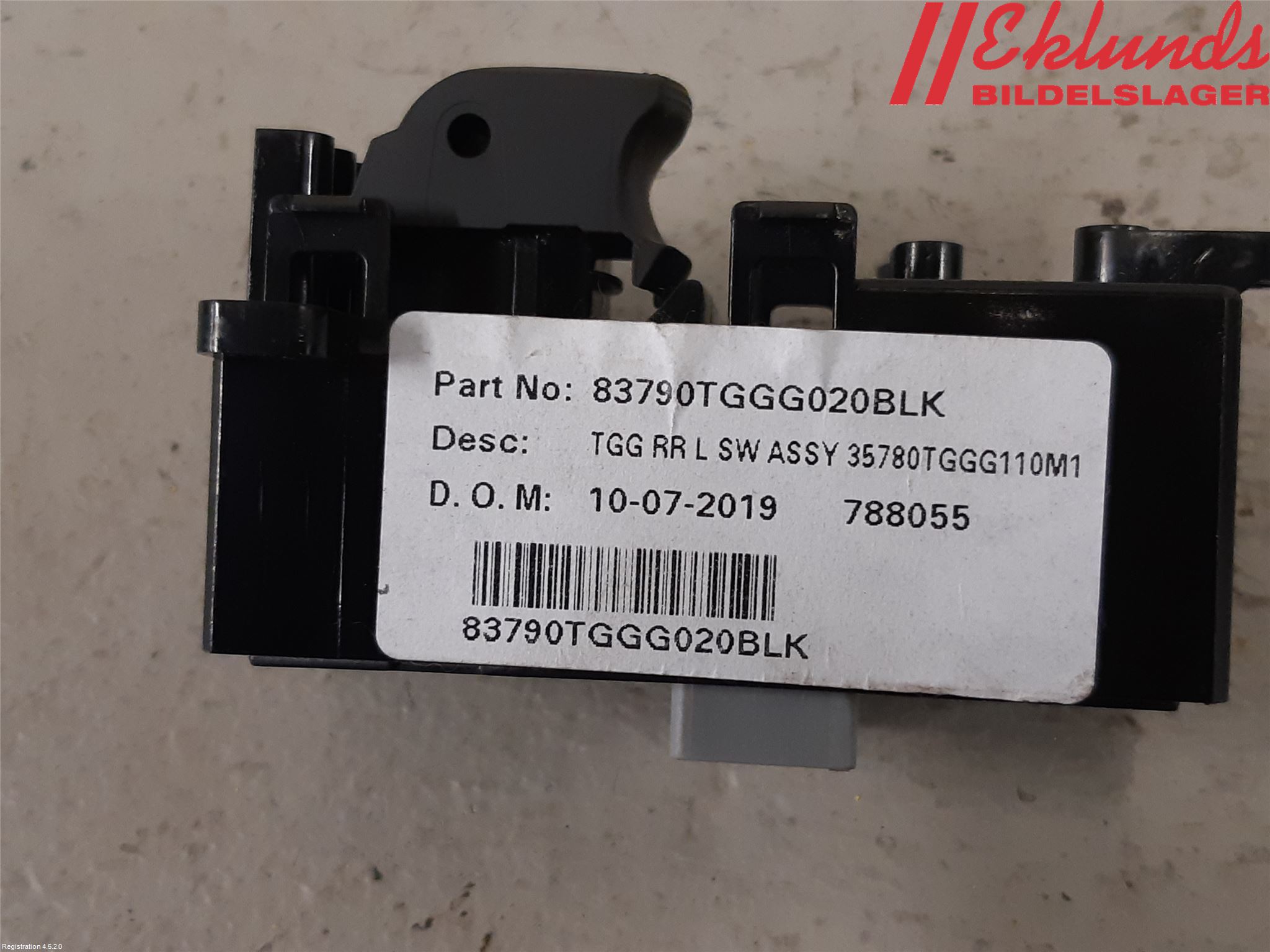 Honda CIVIC 17-22 Strömställare Elhiss