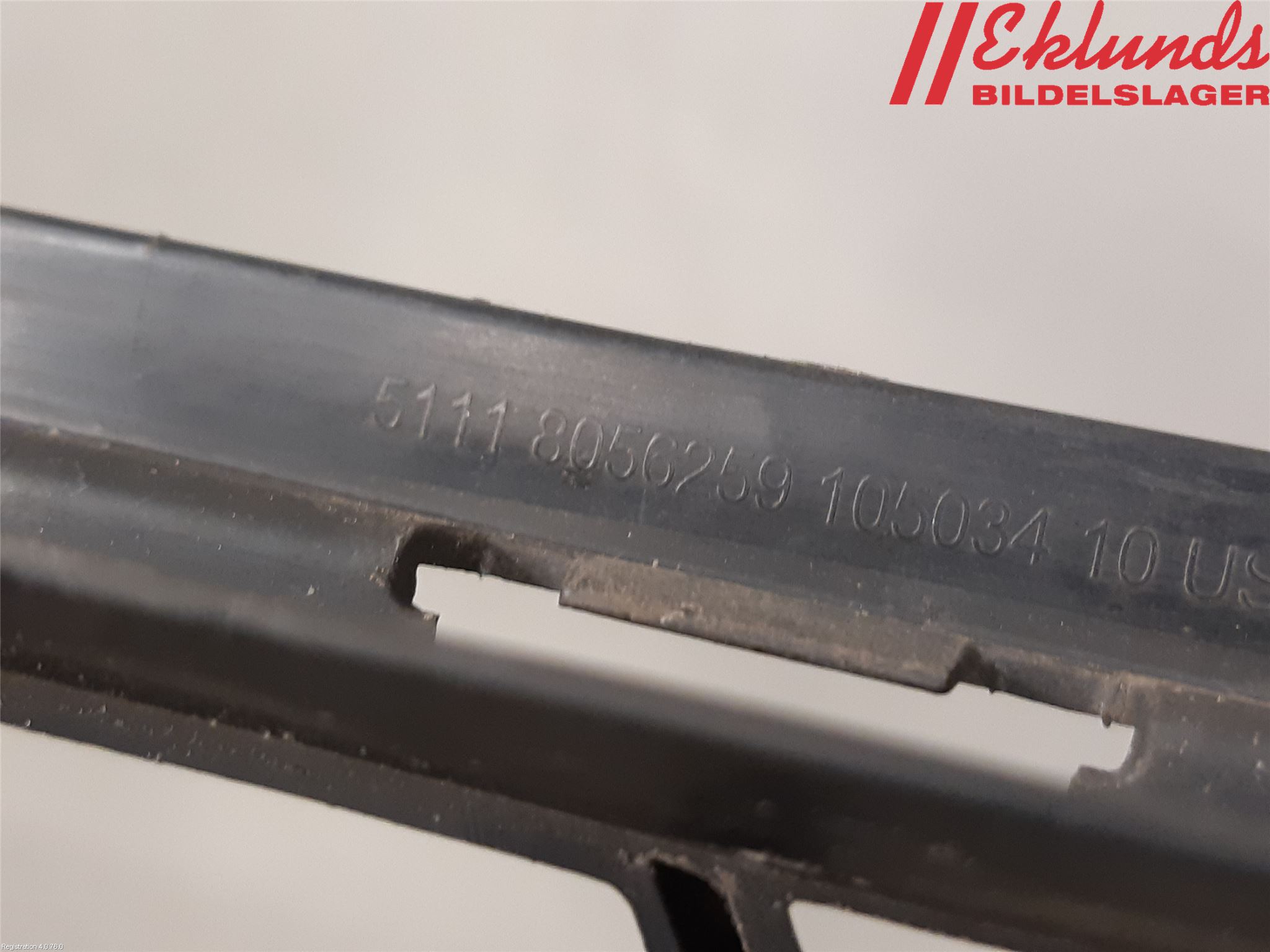 BMW X6 F16 14-19 Stöt Utfyllnad-List-Grill
