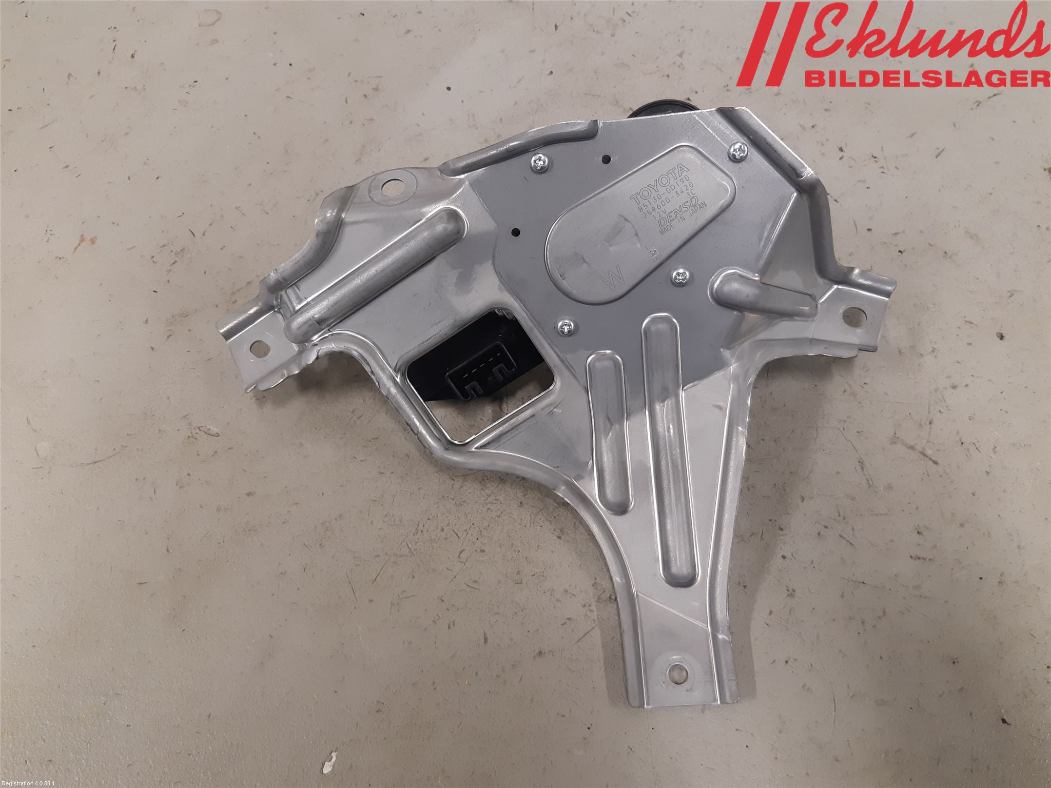 Toyota YARIS XP130 15-20 Torkarmotor Baklucka
