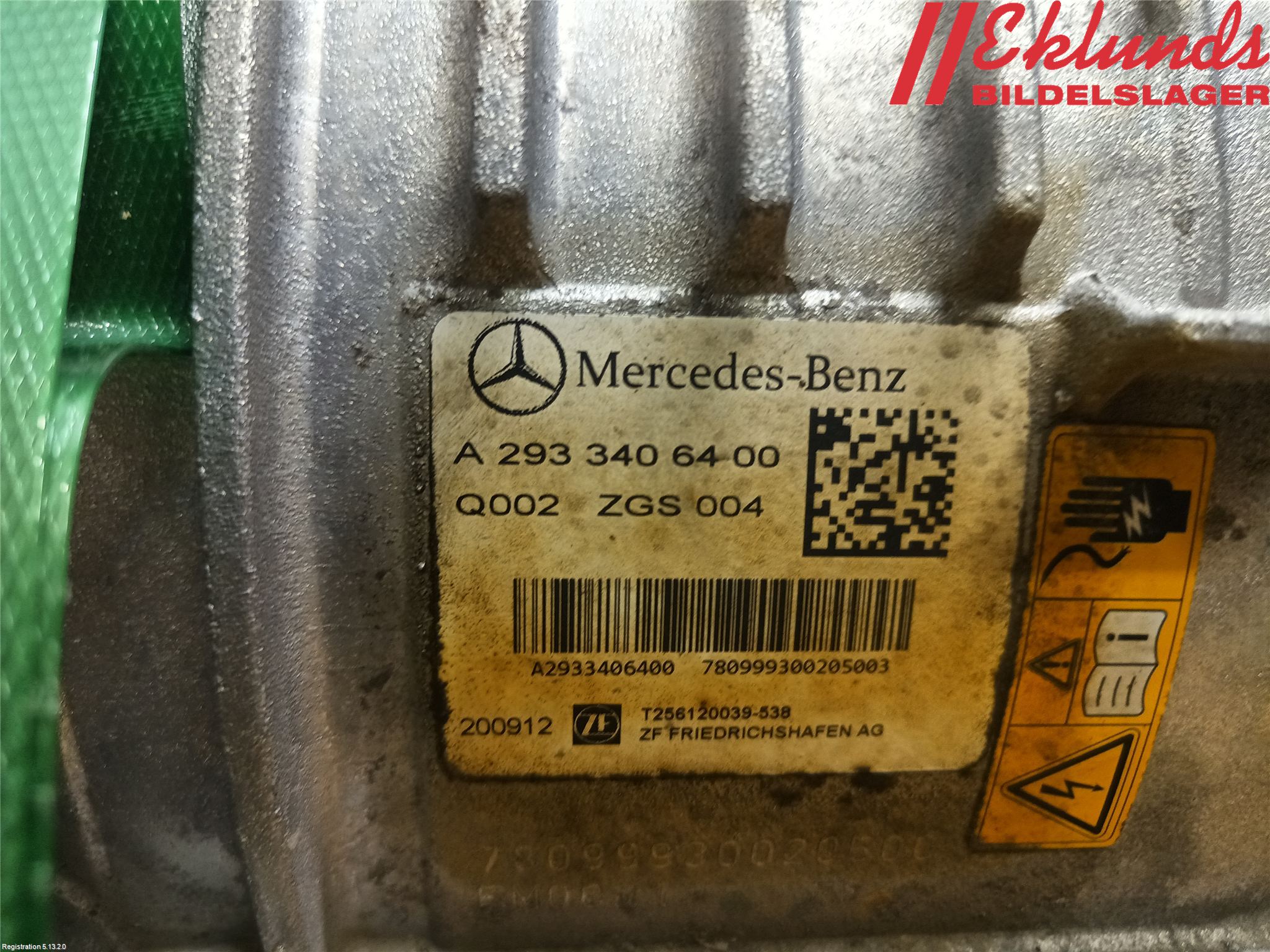 Mercedes-Benz MB EQC (N293) 20- Motor Elektrisk Bak