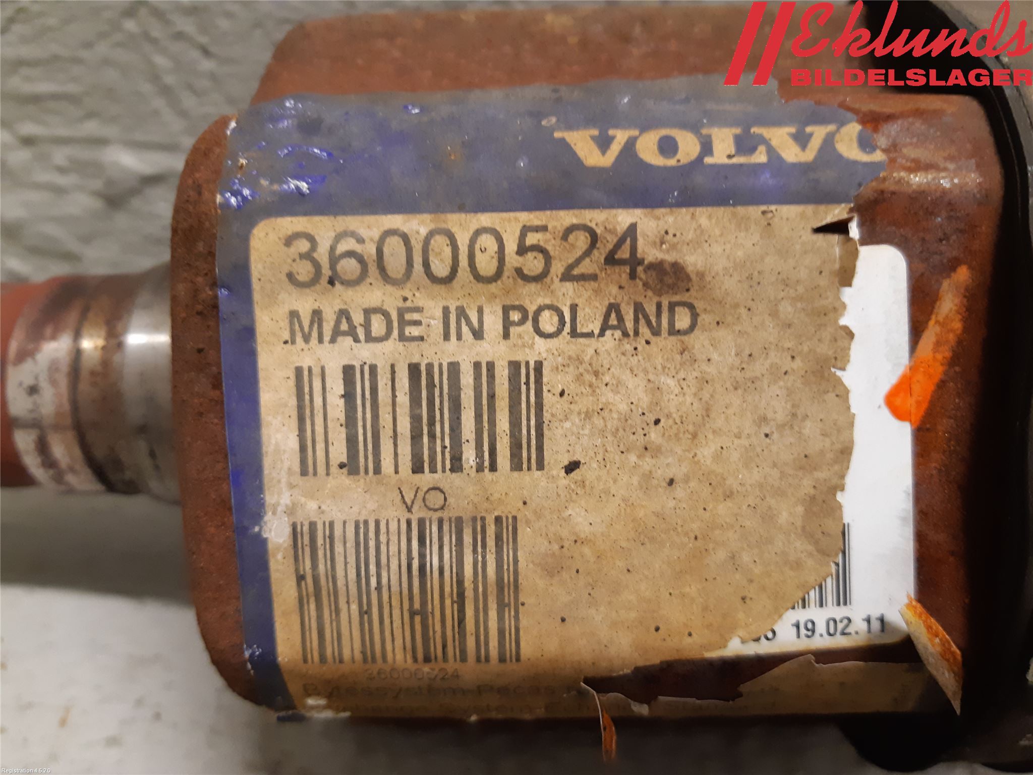 Volvo V70 05-08 Drivaxel Fram Vänster
