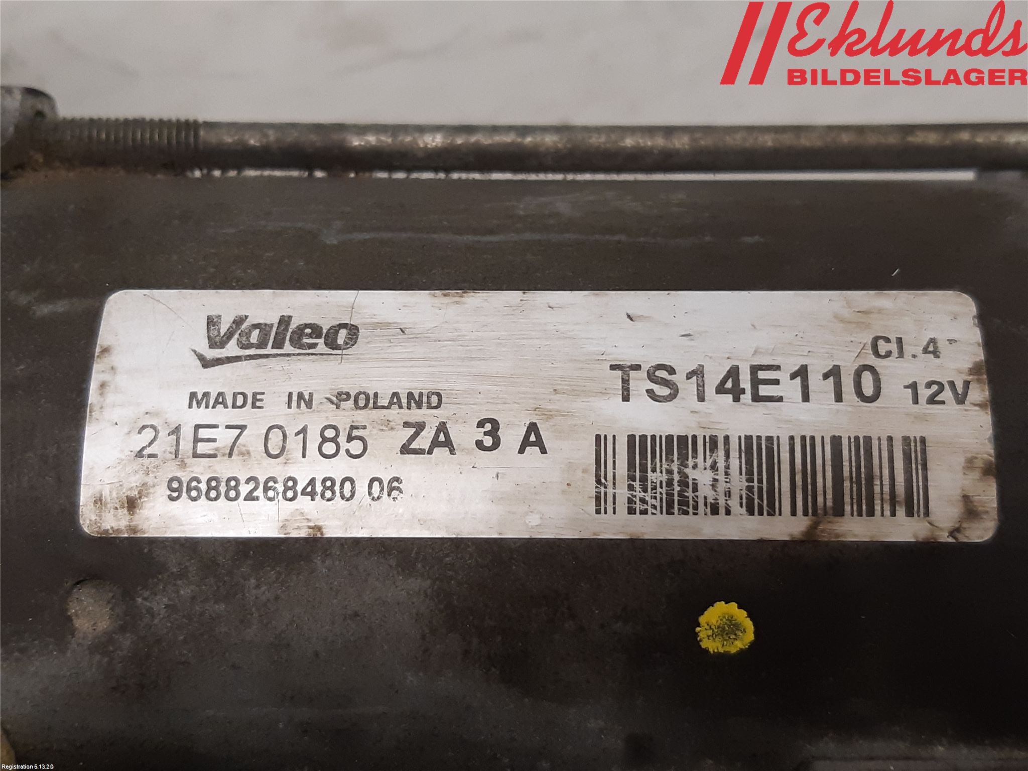Citroen BERLINGO 08-18 Startmotor Diesel