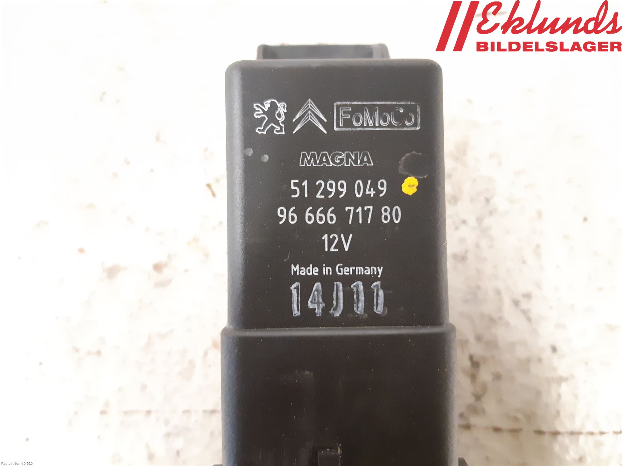 Volvo S60 11-13 Relä Glödning Diesel