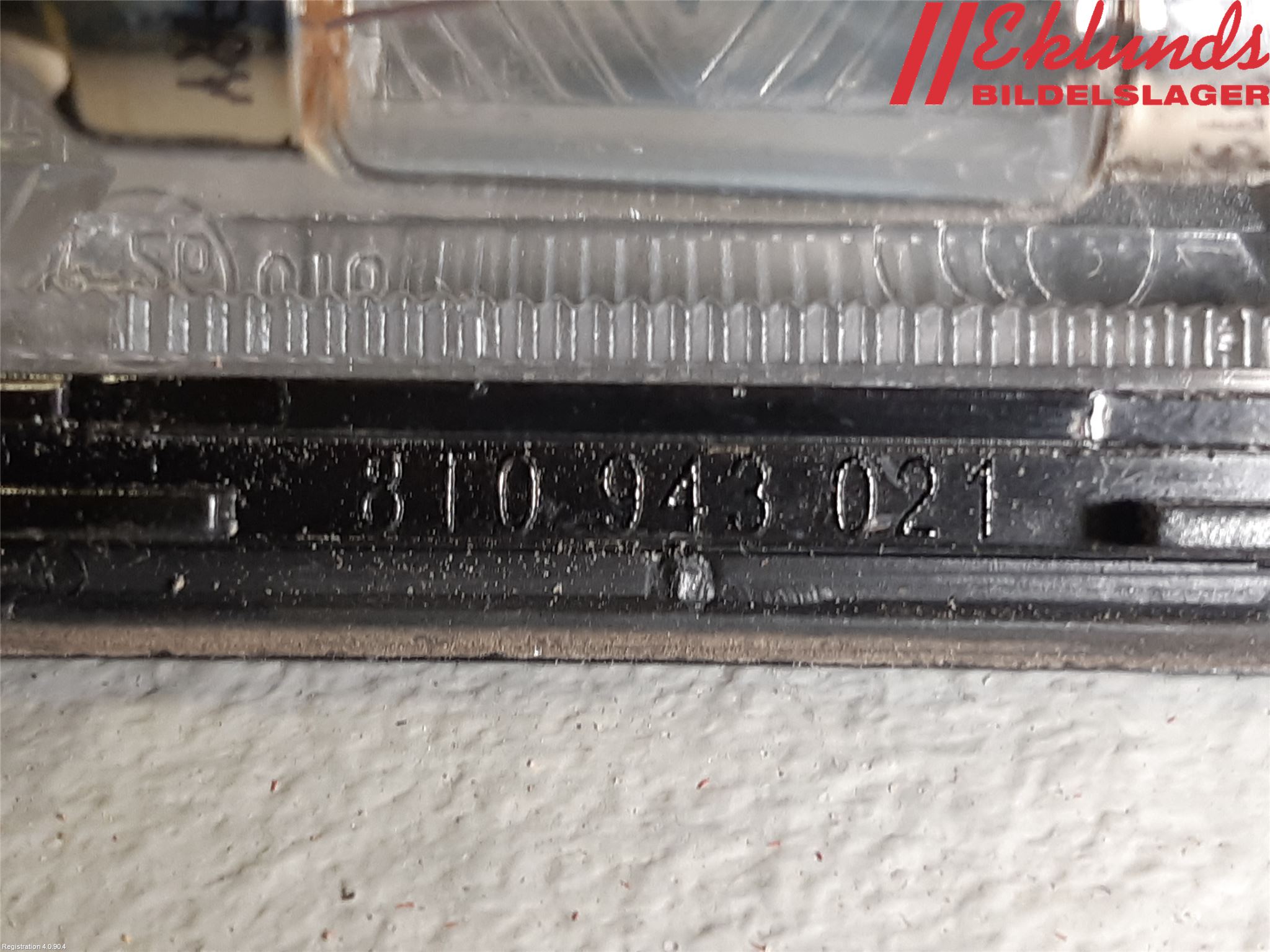 Skoda FABIA 07-14 Skylt Belysning