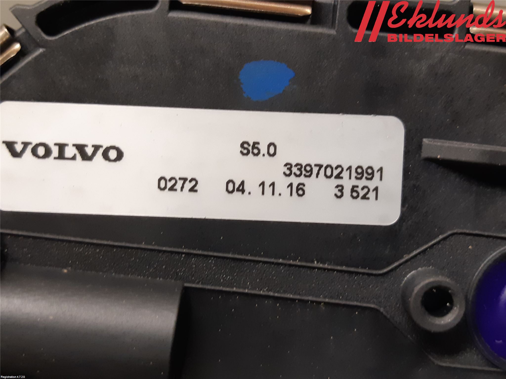 Volvo XC90/RECHARGE 16- Torkarmotor Vindruta