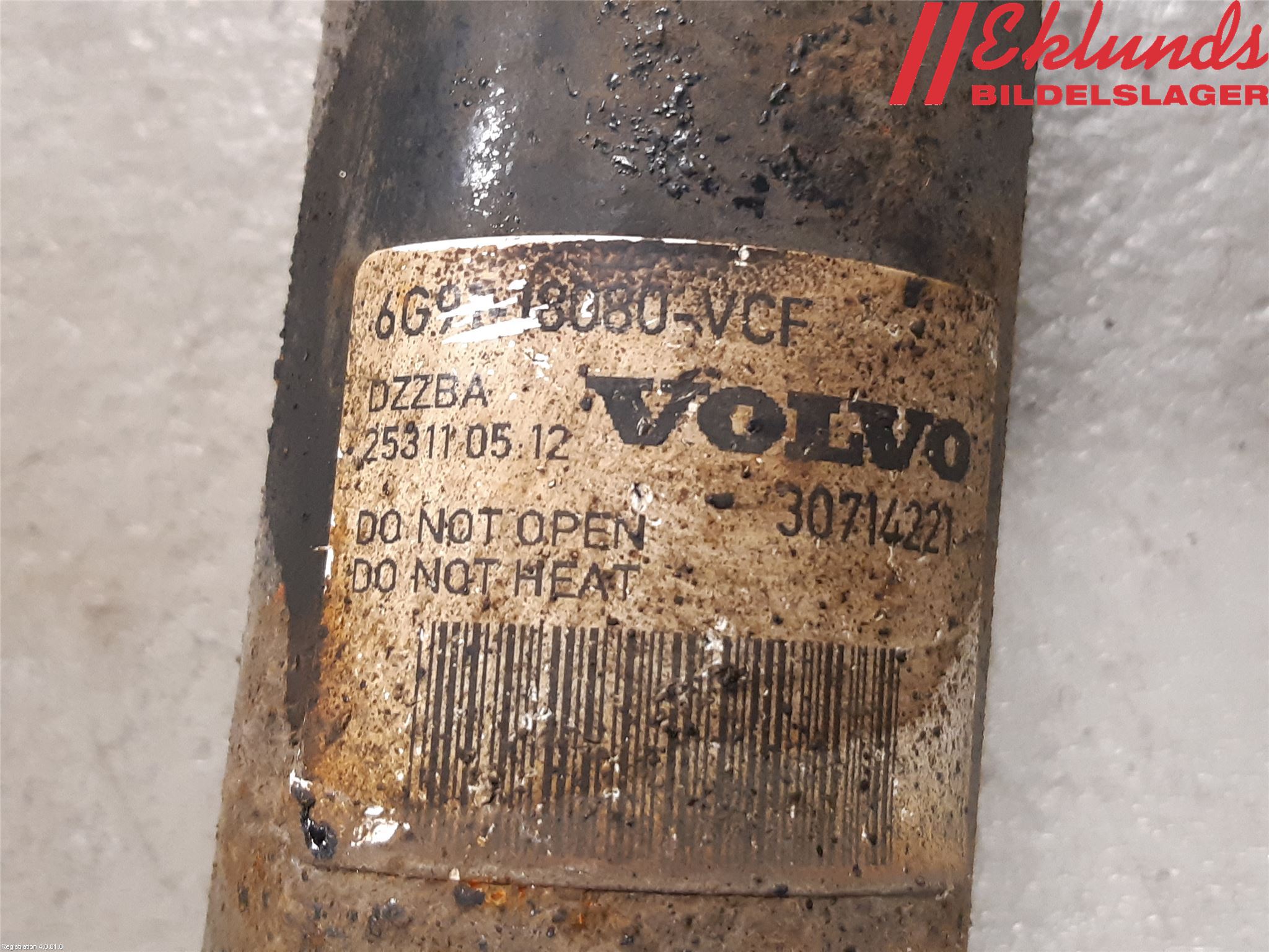 Volvo V70 08-13 Stötdämpare Bak