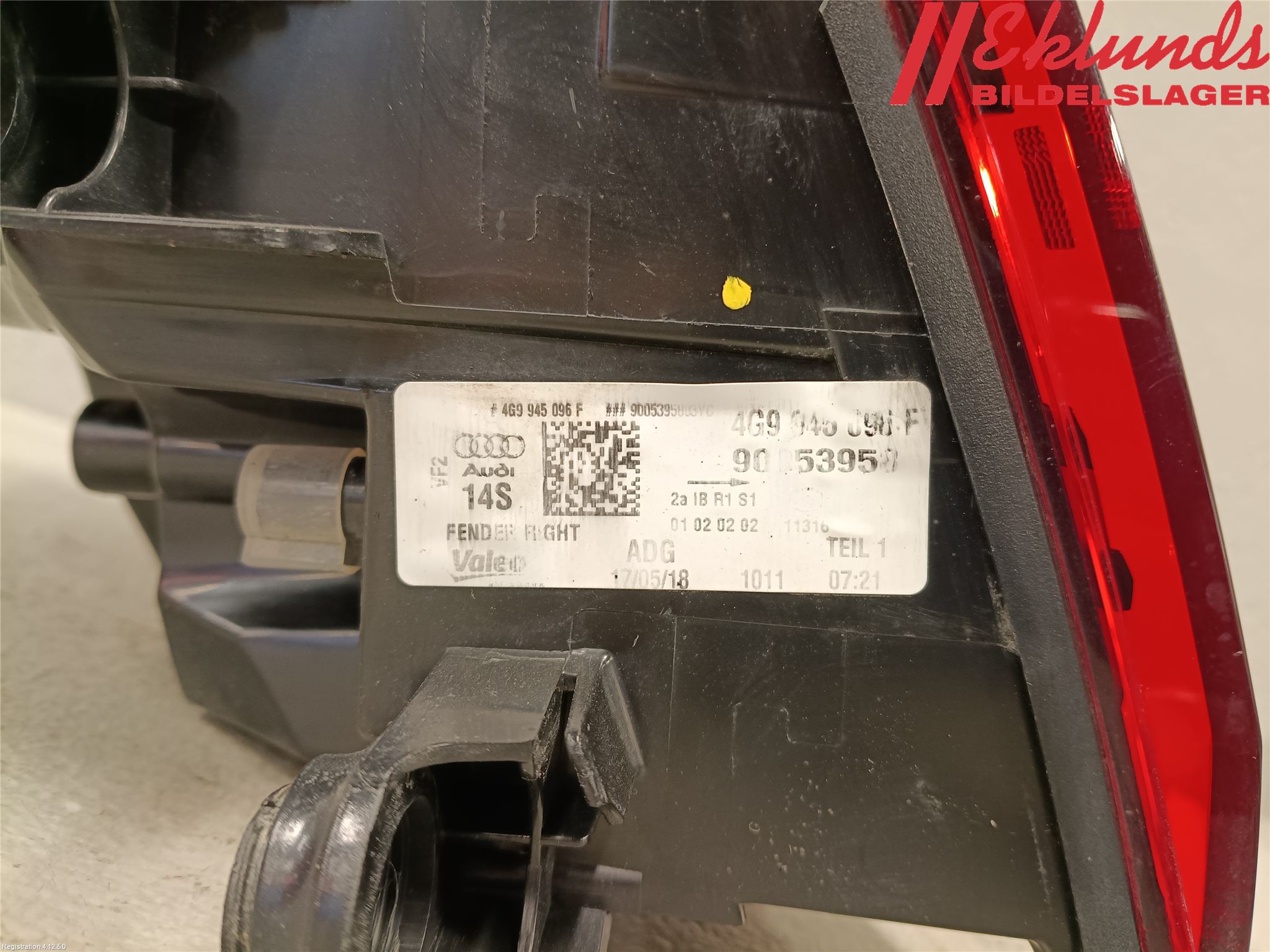 Audi A6/S6 4G 11-18 Bakljus Höger