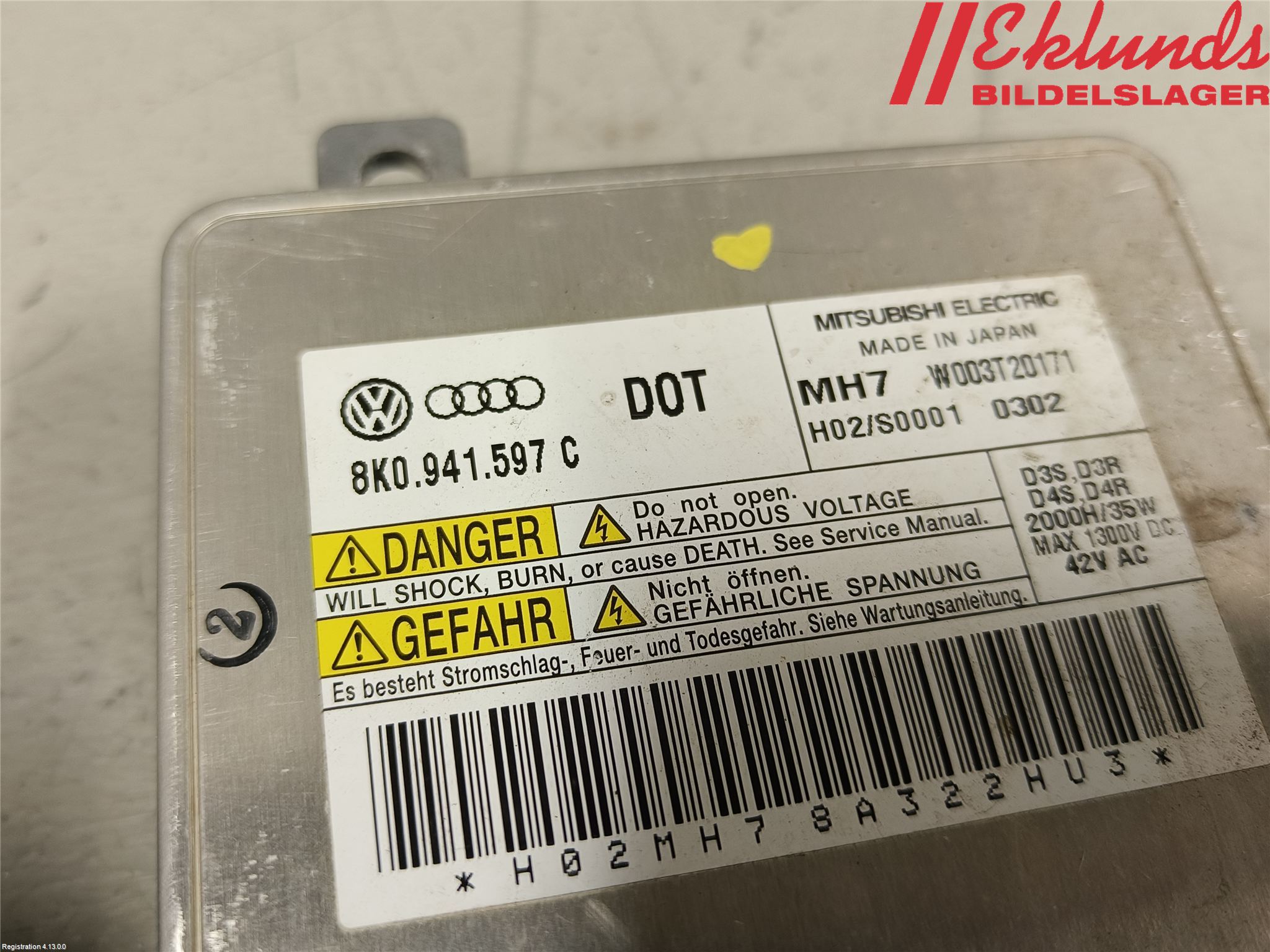 Audi A5 07-16 Styrenhet Strålkastare
