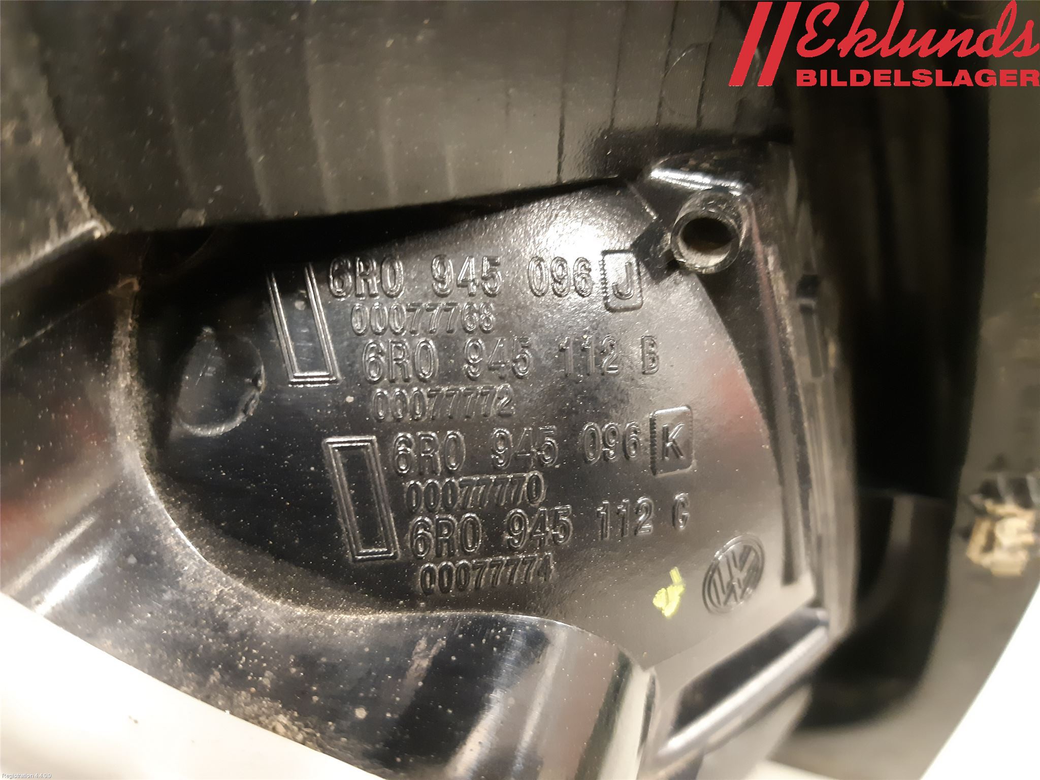 Volkswagen VW POLO 10-17 Bakljus Höger