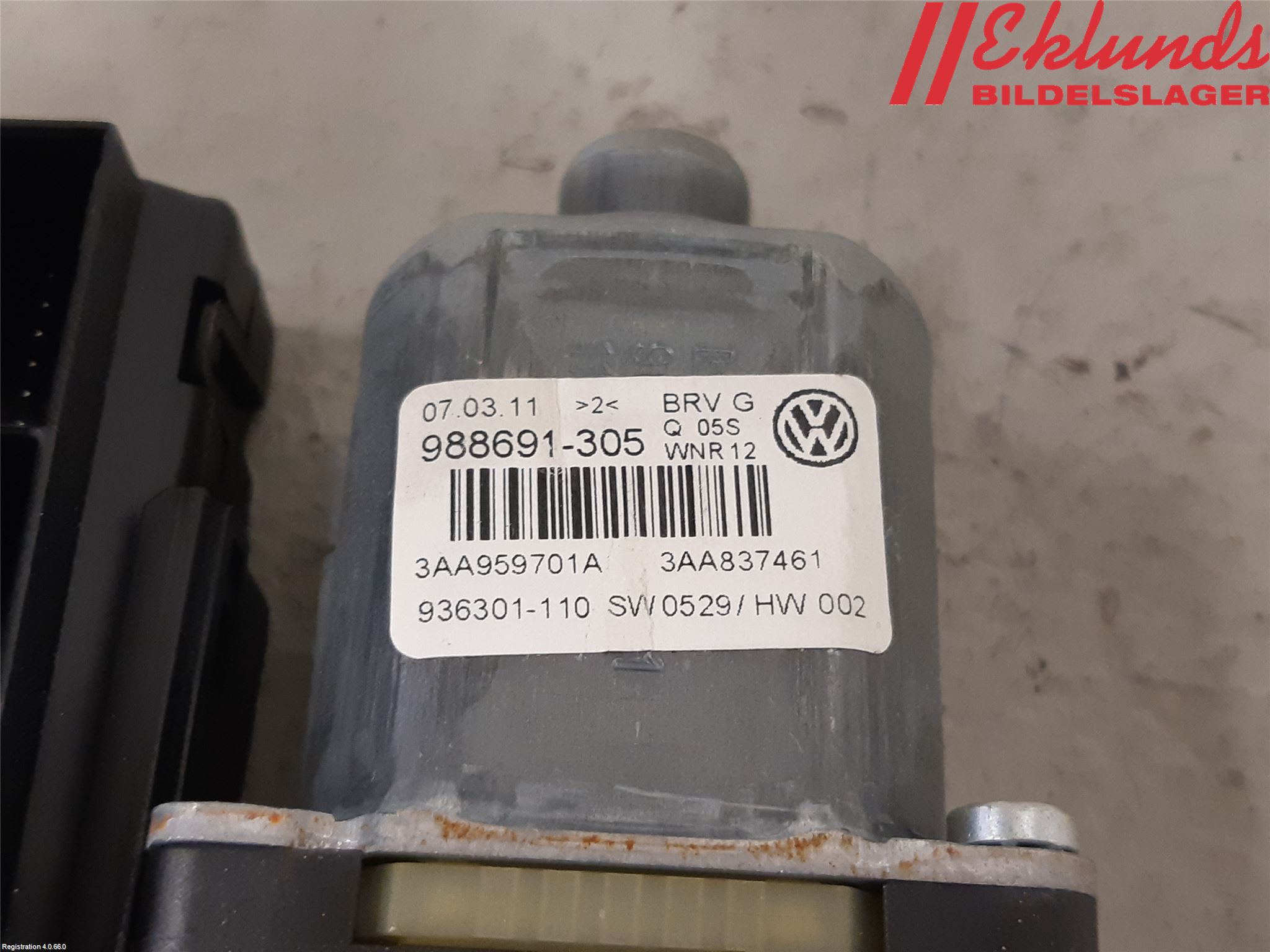 Volkswagen VW PASSAT 11-14 Fönsterhissmotor