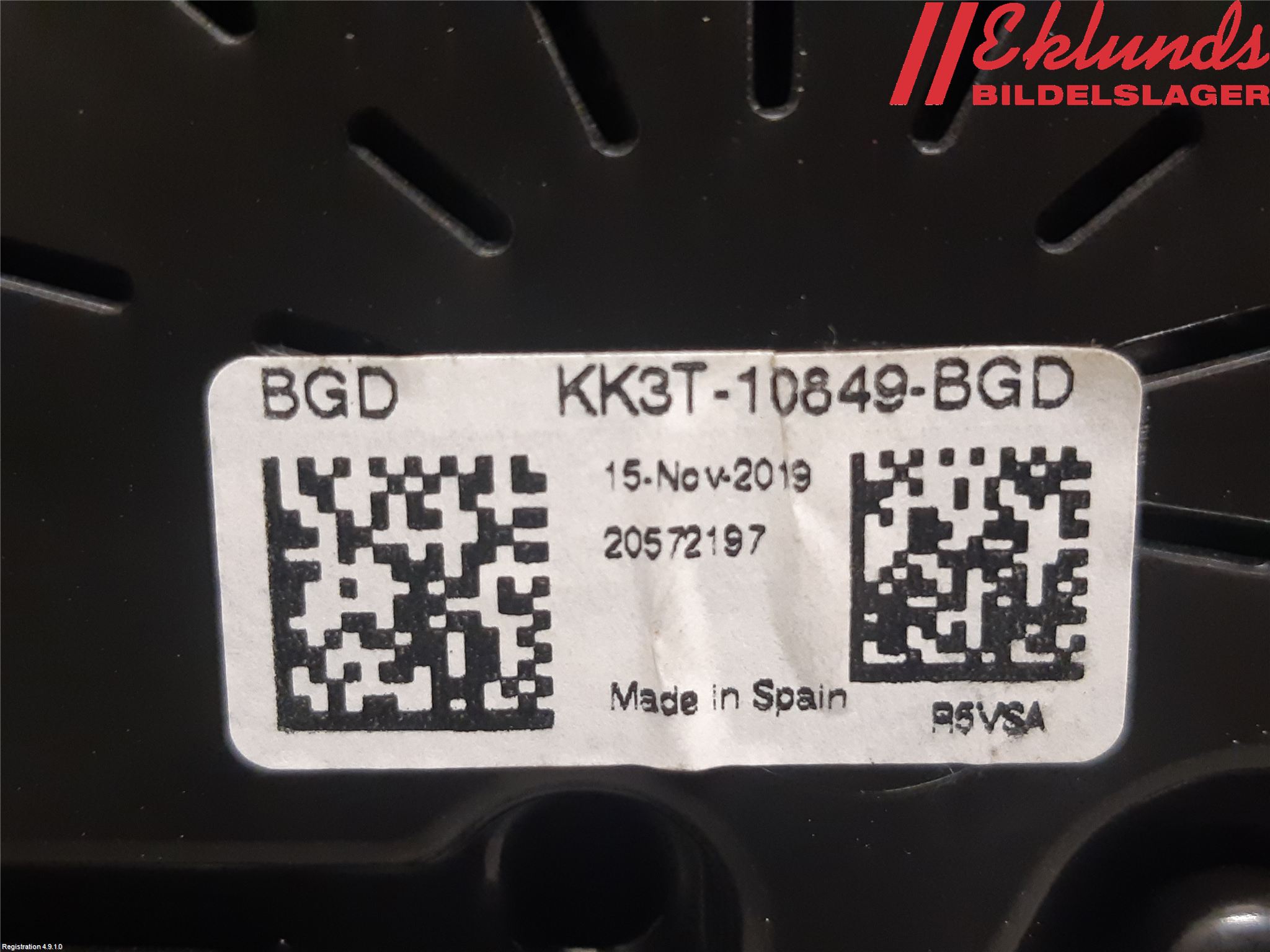 Ford TRANSIT/TOURNEO CUSTOM 13-24 Instrument Komb