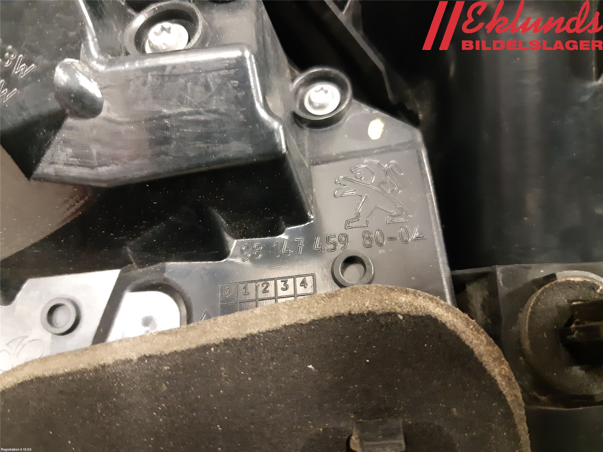 Peugeot 2008 13-20 Bakljus Höger