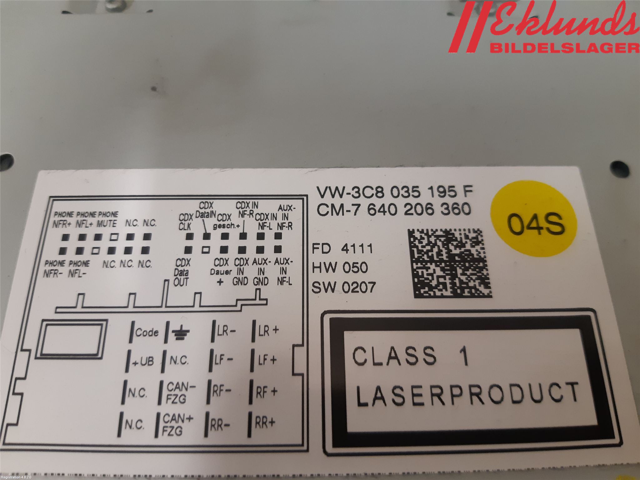 Volkswagen VW PASSAT 11-14 Cd Radio - Multimediapanel