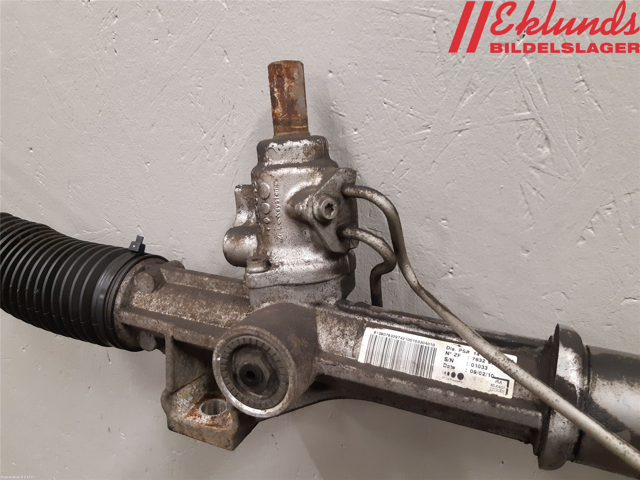 Peugeot EXPERT 07-14 Styrväxel Servo -Snäcka